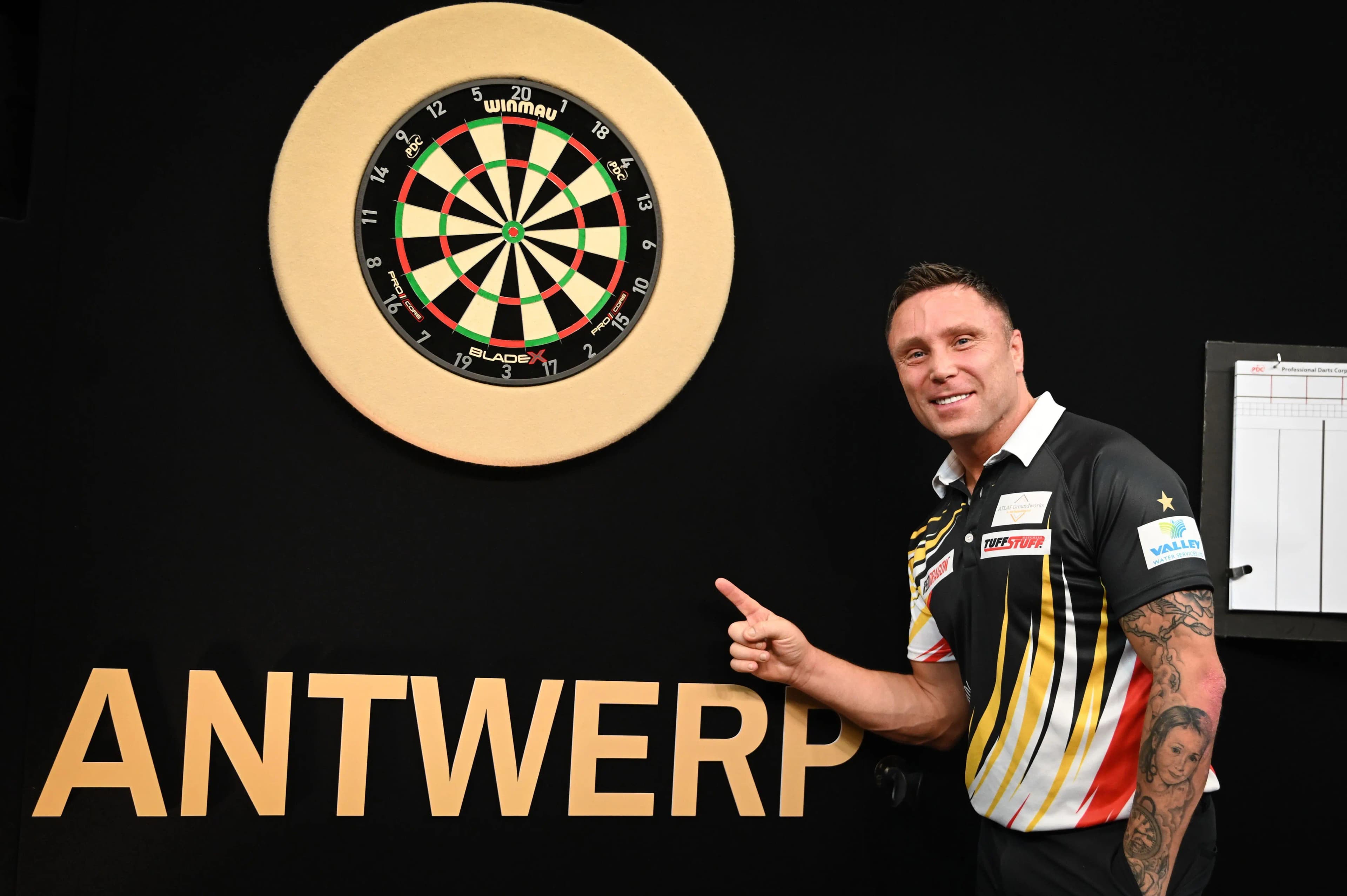 Welsh winner Gerwyn Price. Pic. Alamy