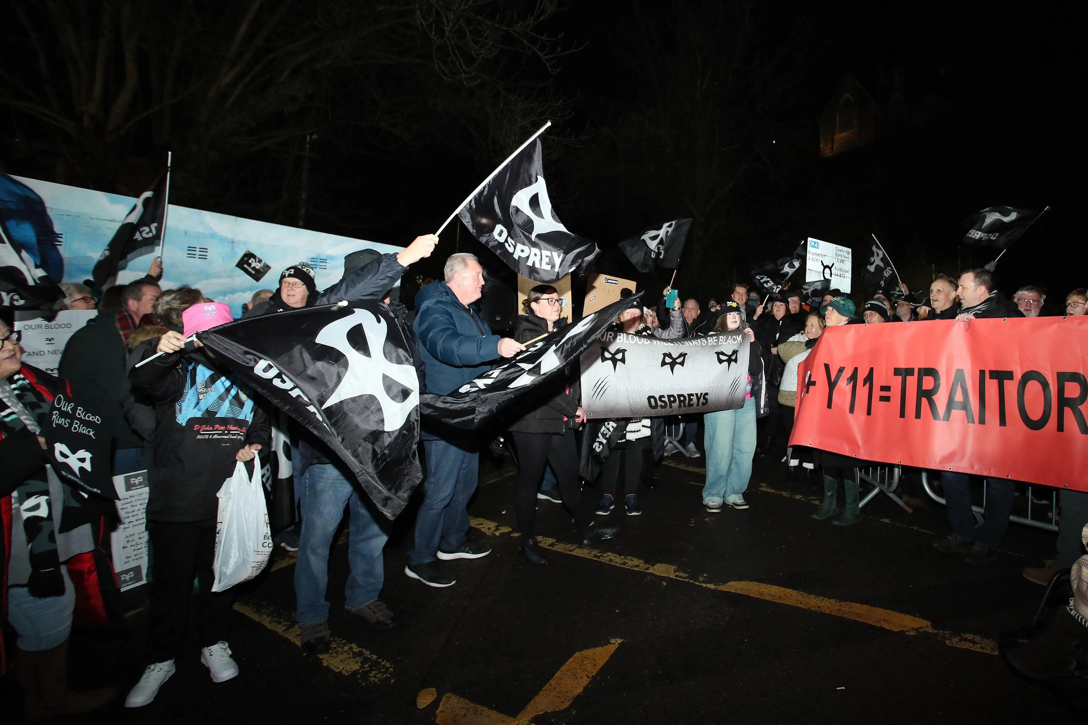 Ospreys fans have vowed to fight to save their team. Pic: Alamy.