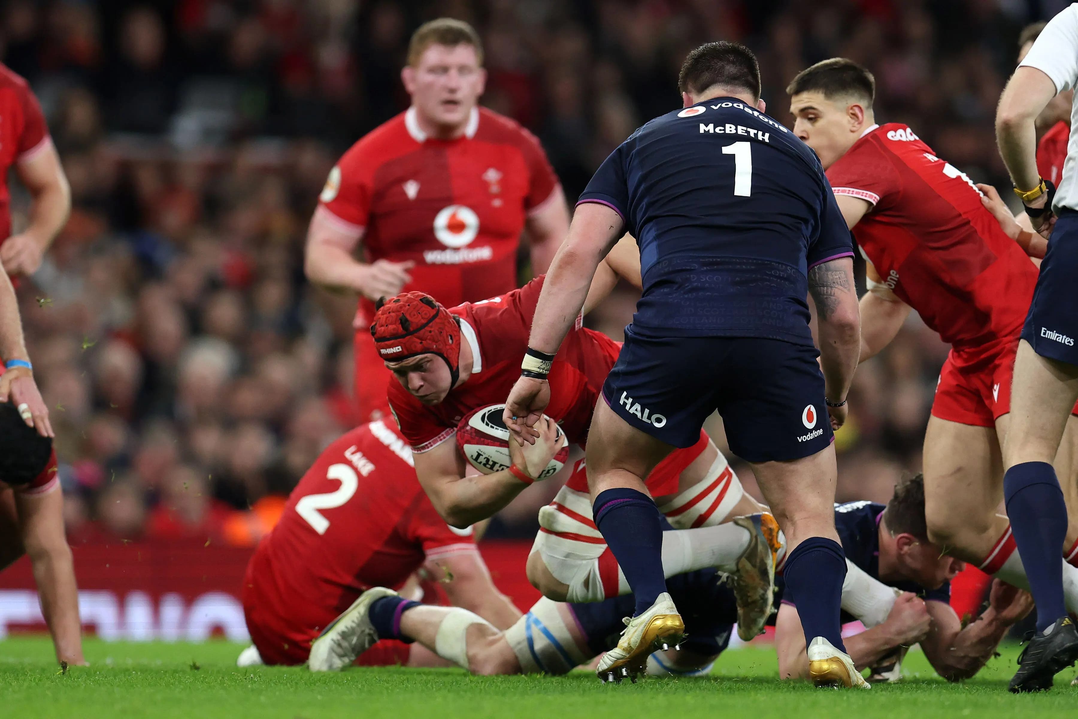 James Botham of Wales. Pic. Alamy