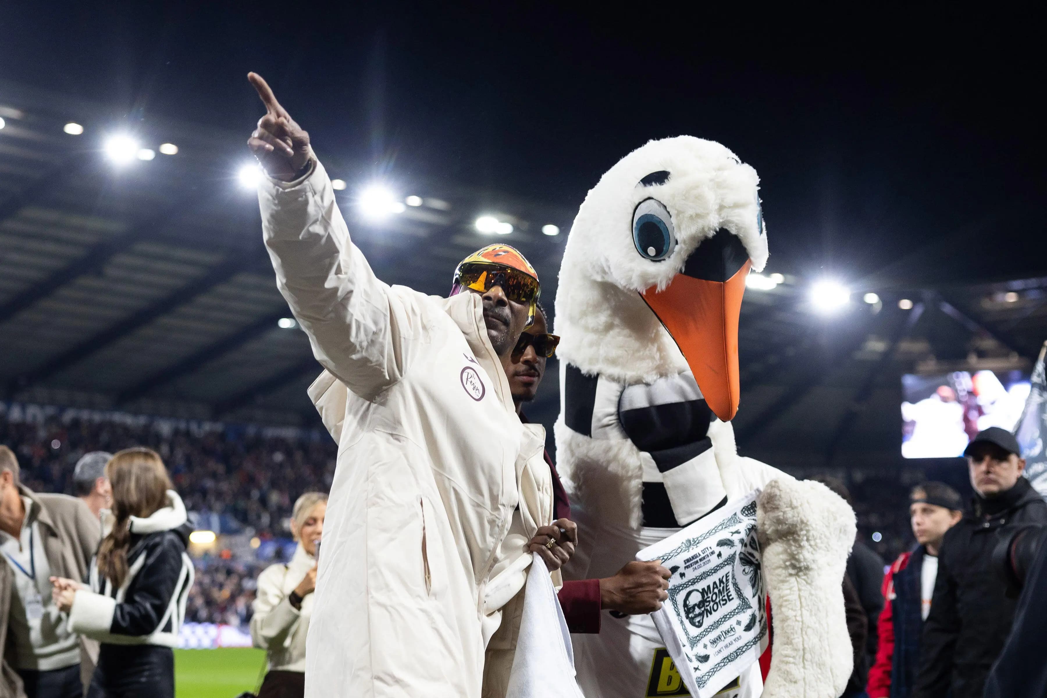 Snoop Dogg, the American rapper/singer/actor & co owner of Swansea city AFC. Pic. Alamy