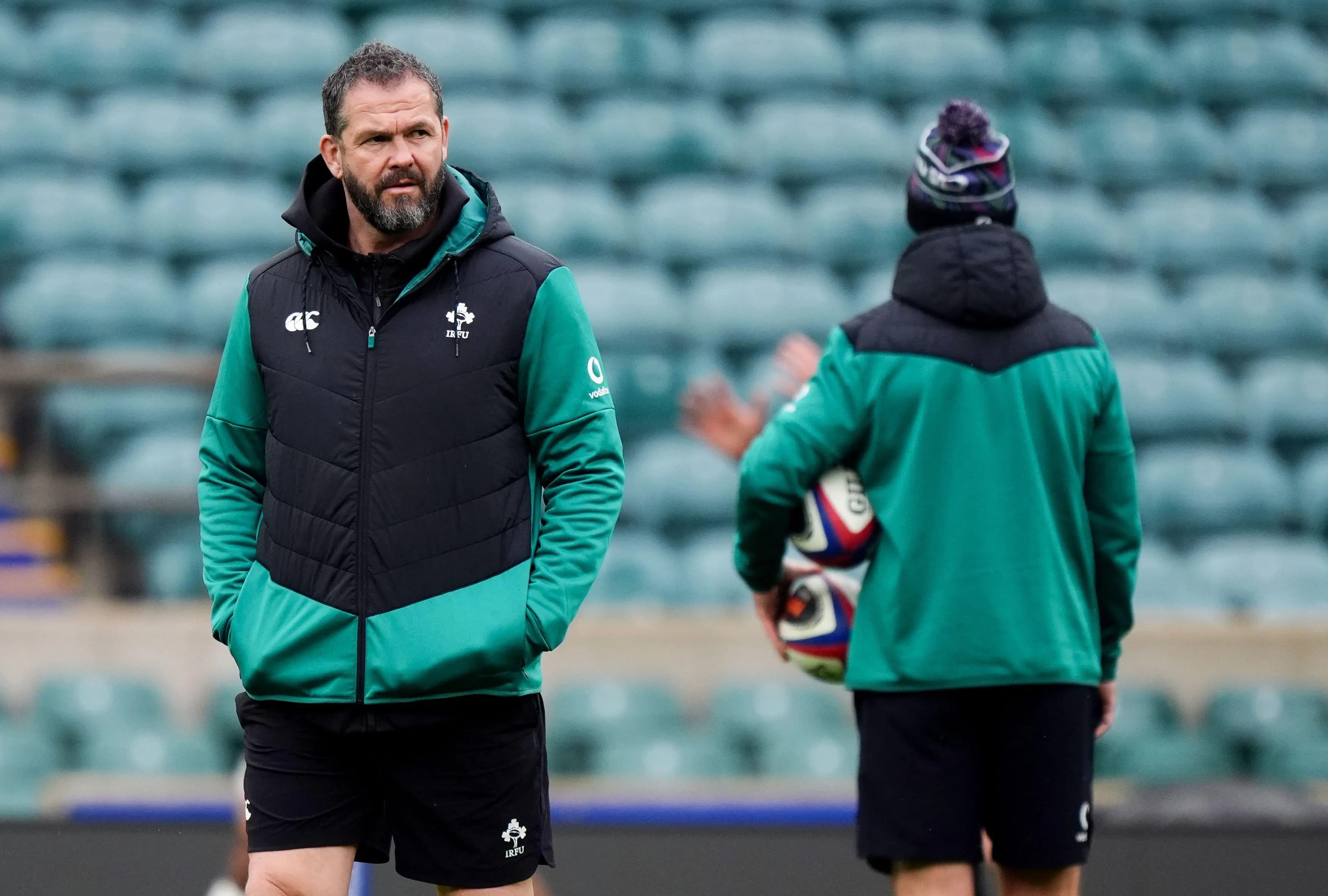 Ireland head coach Andy Farrell. Pic. Alamy