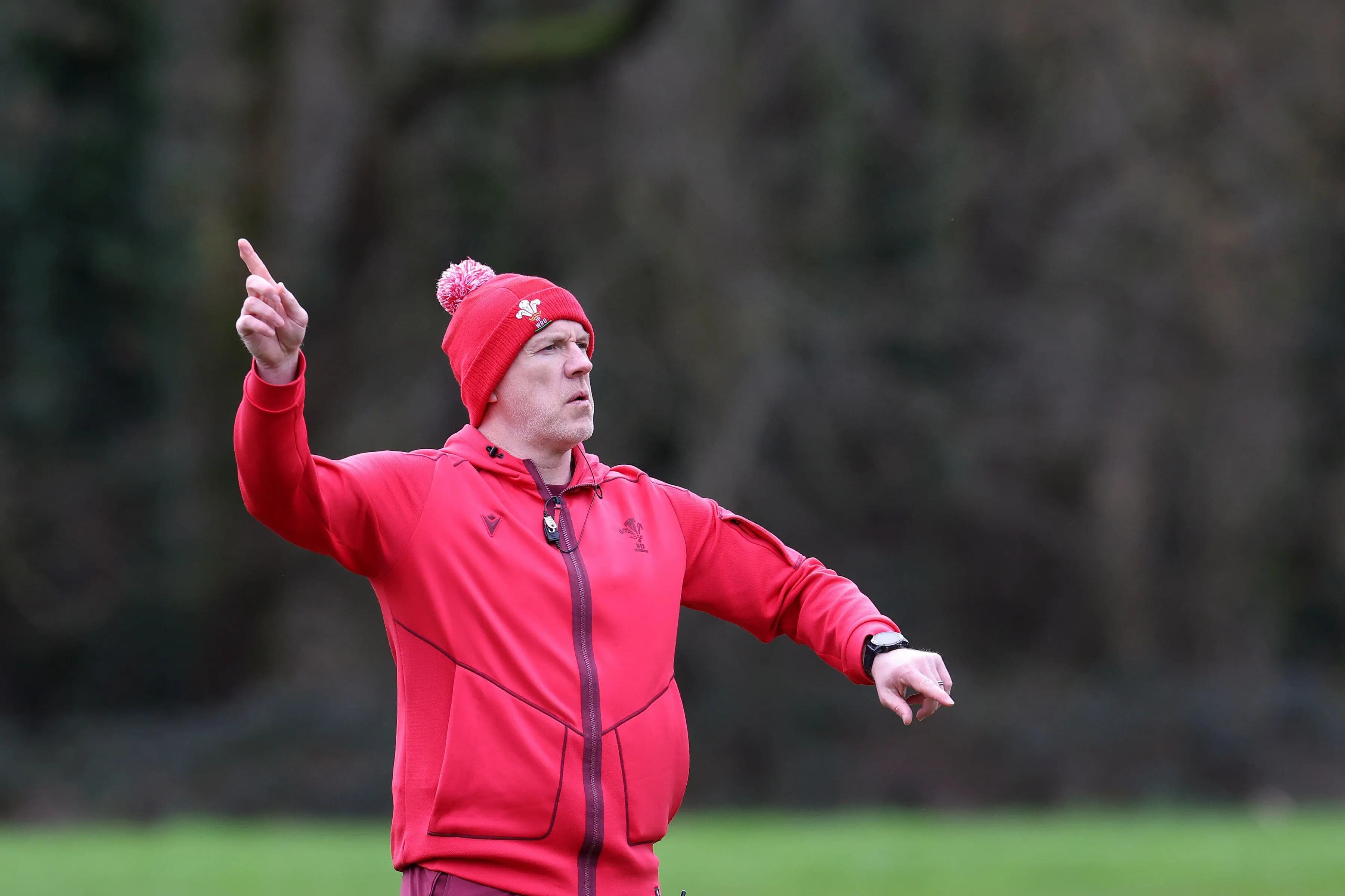 Steve Tandy, the head coach of Wales. Pic. Alamy