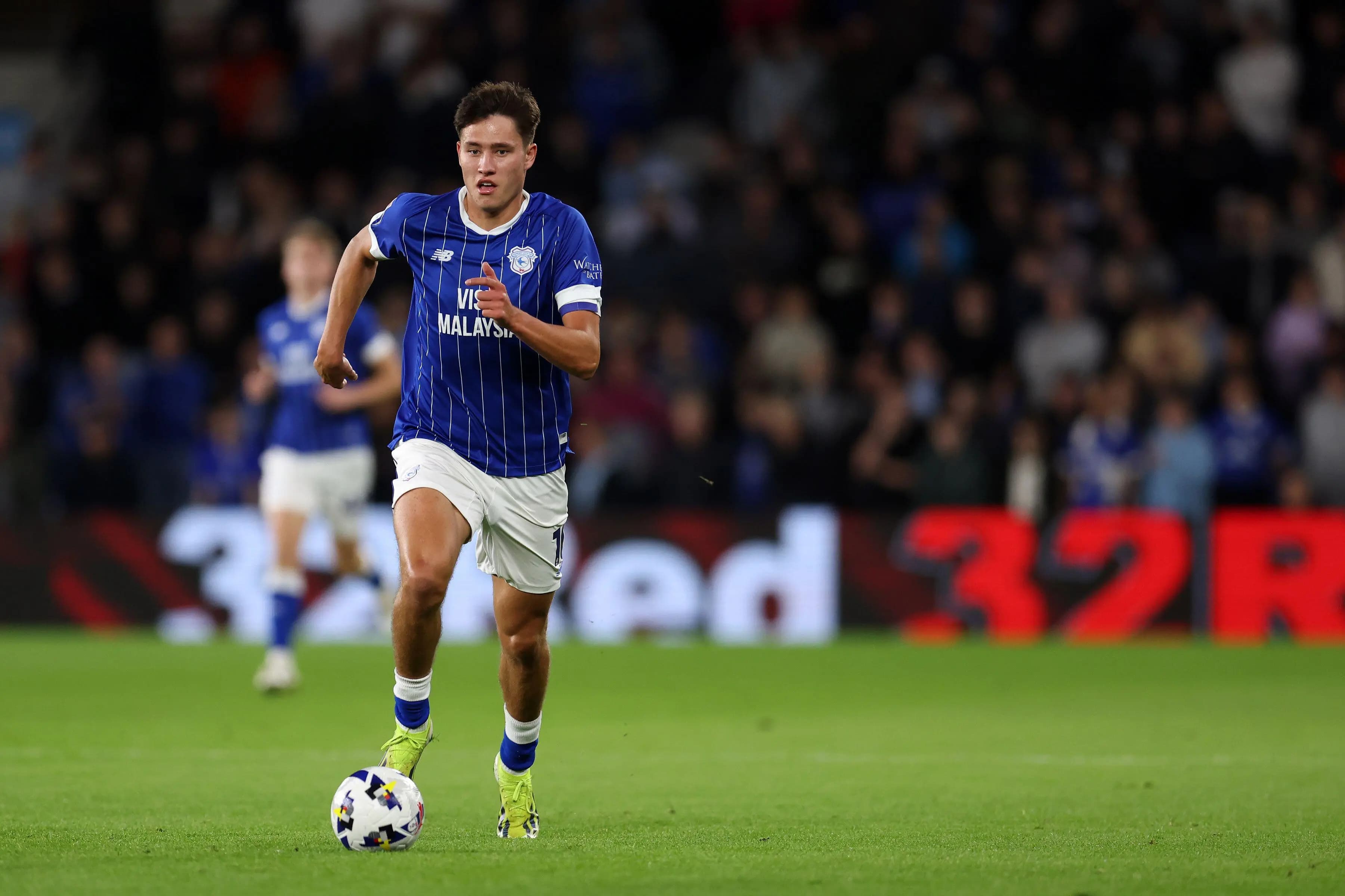 Rubin Colwill of Cardiff City. Pic. Alamy