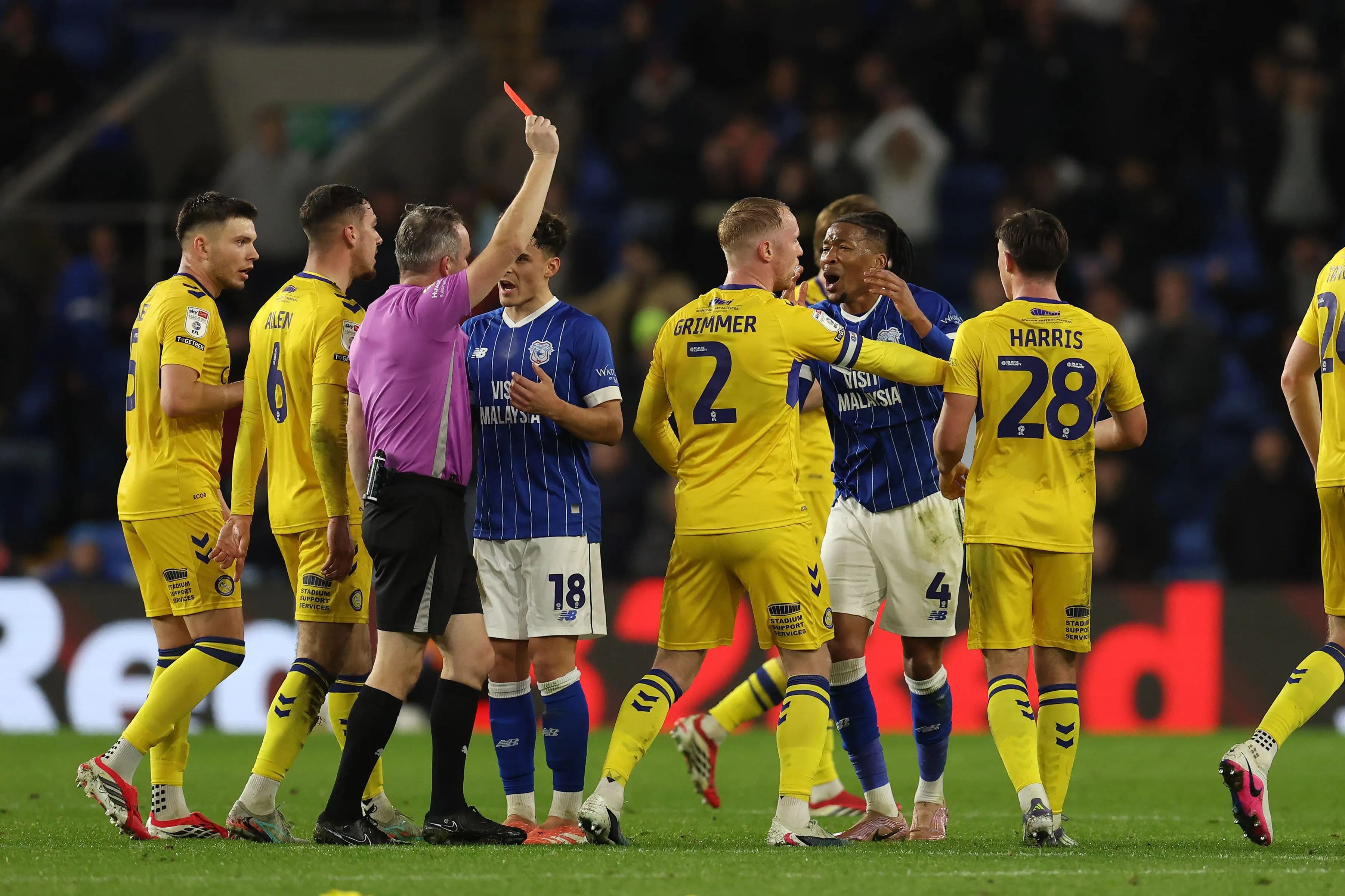 Gabriel Osho of Cardiff city (4). Pic. Alamy