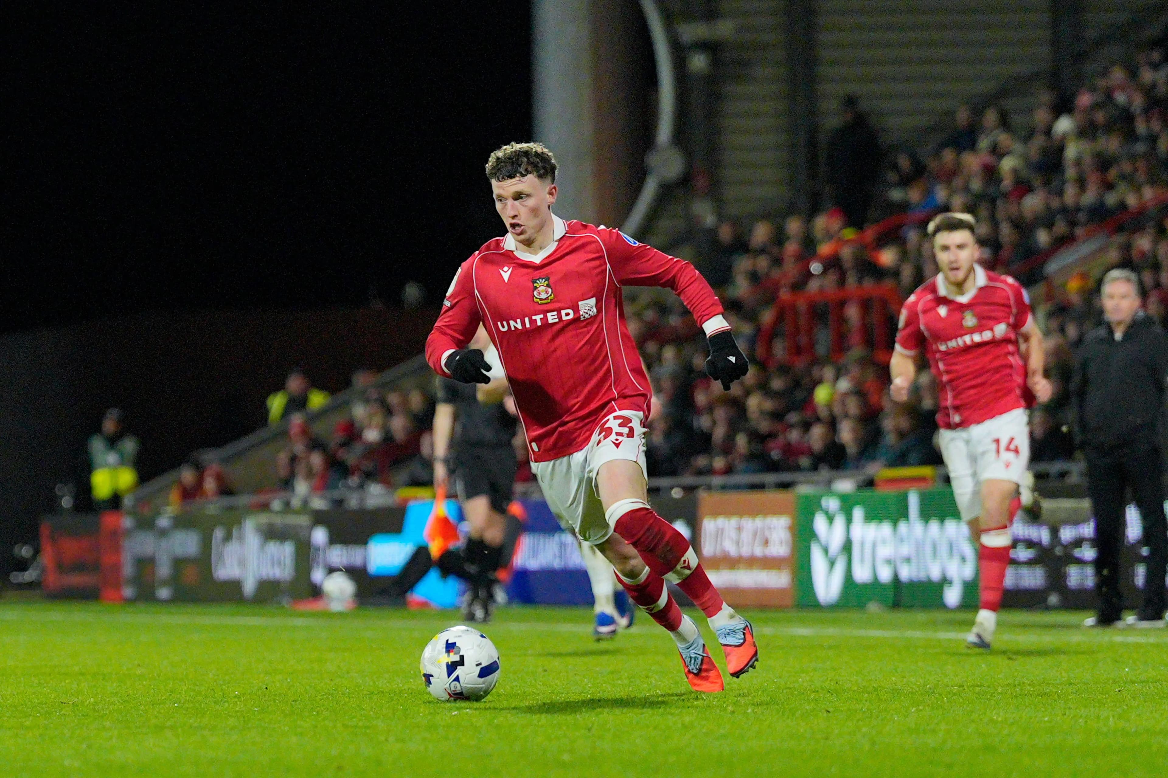 Nathan Boadhead, Wrexham. Pic. Alamy