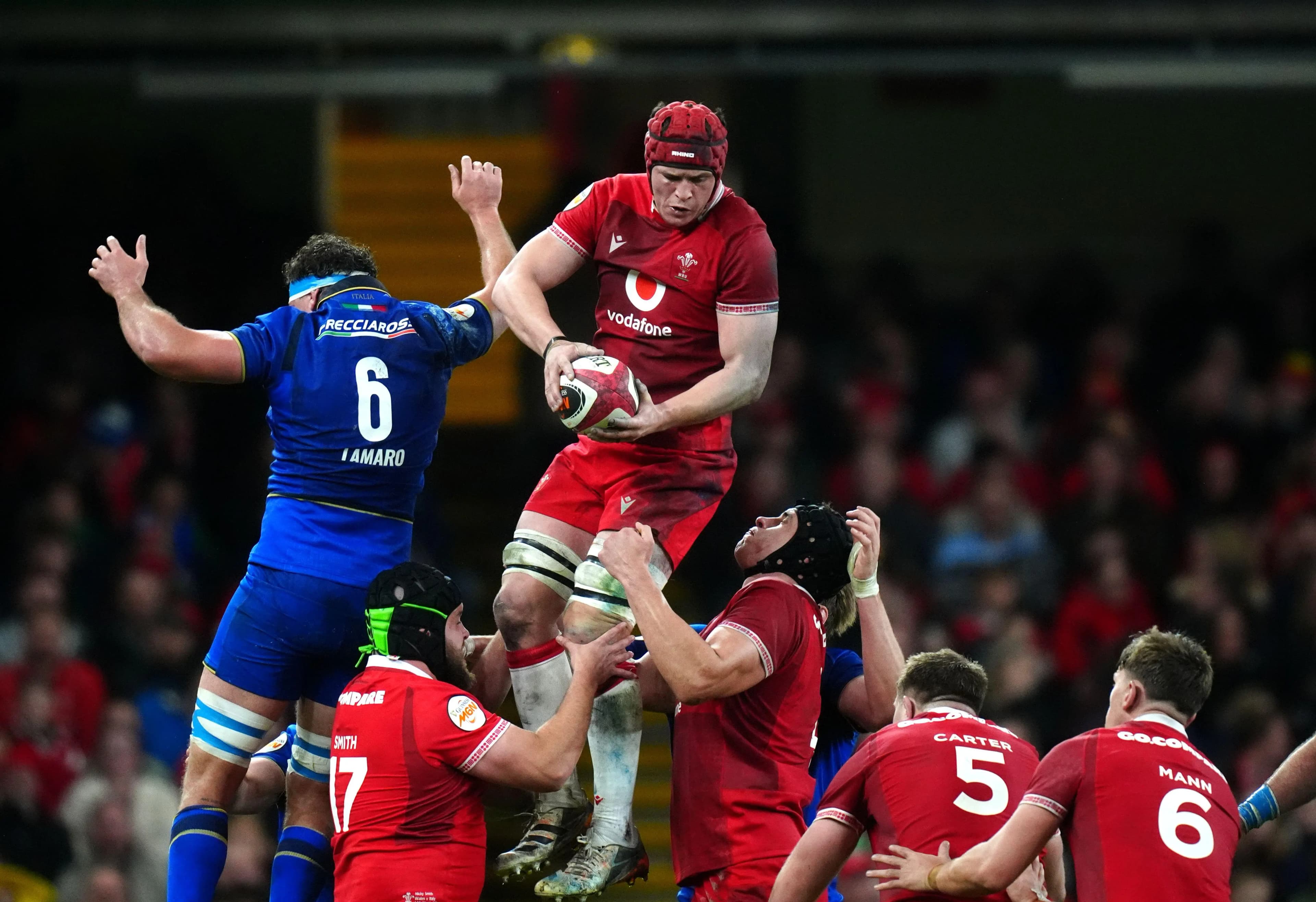 Wales' James Botham. Pic. Alamy