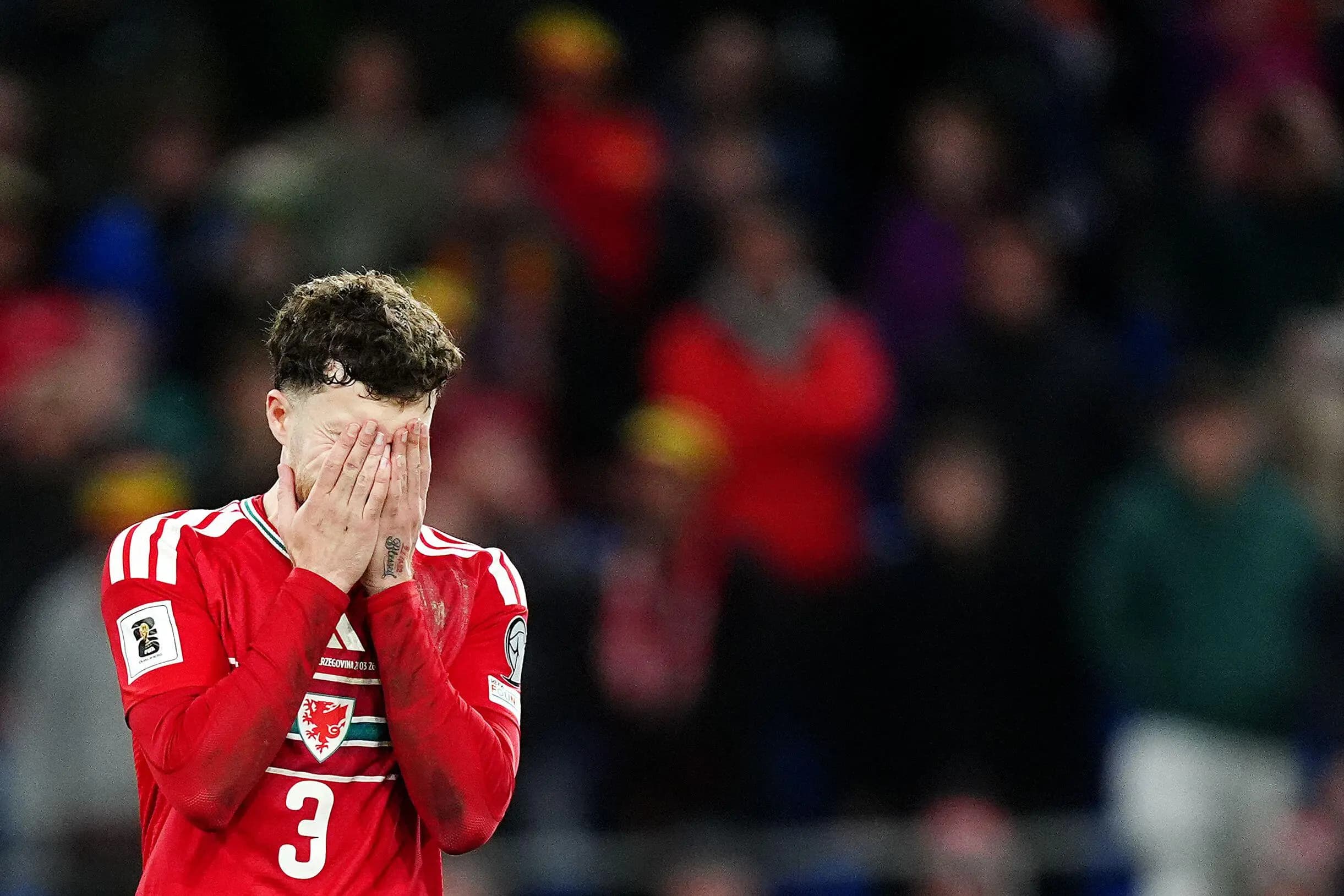 An agonised Neco Williams reacts to his penalty miss. Pic: Alamy