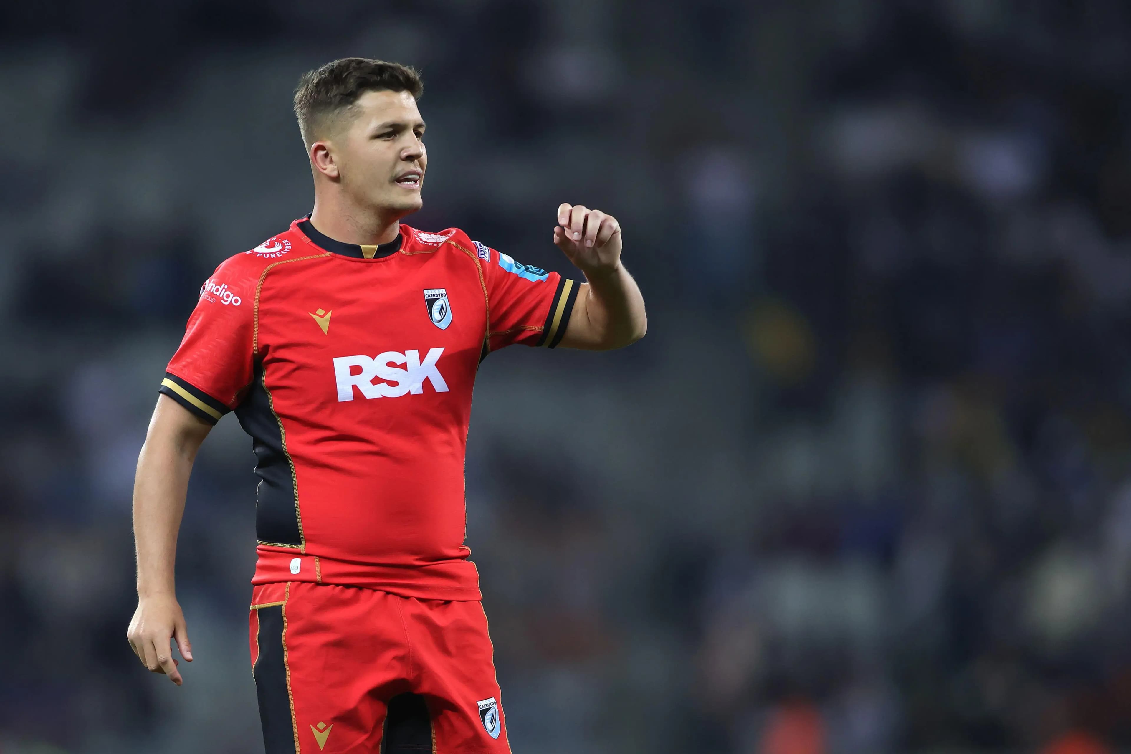 Callum Sheedy of Cardiff Rugby. Pic. Alamy