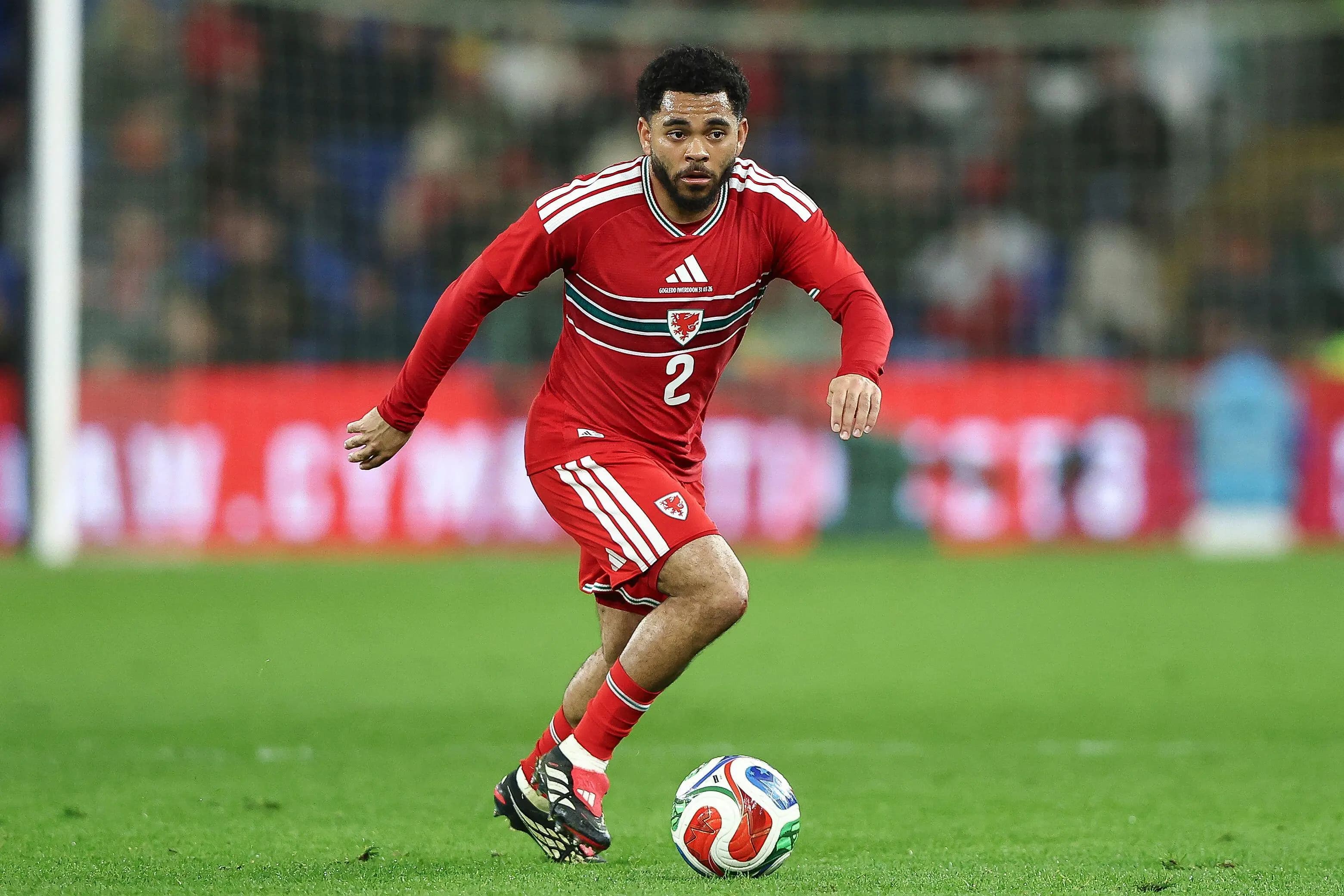 Jay Dasilva of Wales. Pic. Alamy