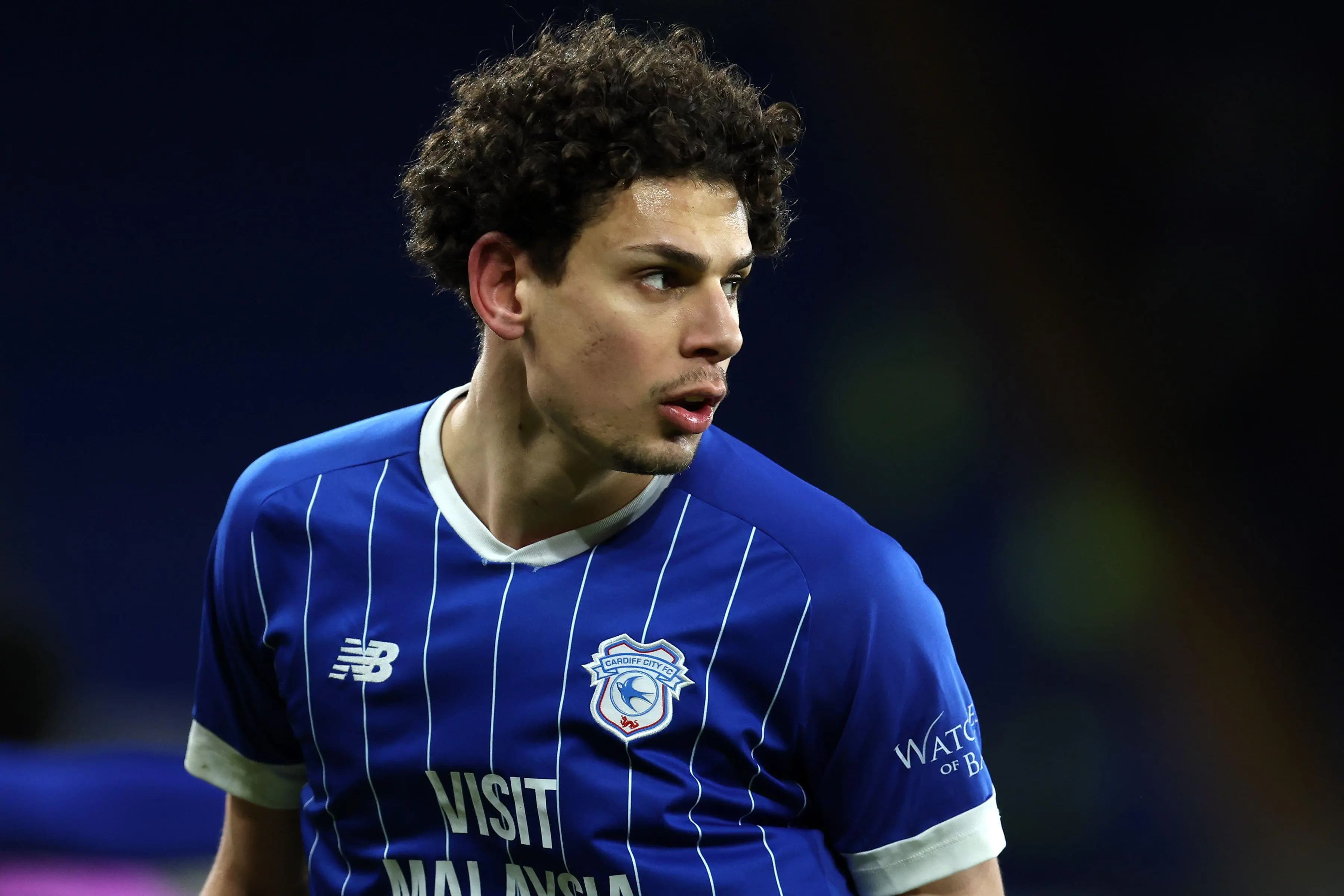 Yousef Salech of Cardiff city. Pic. Alamy