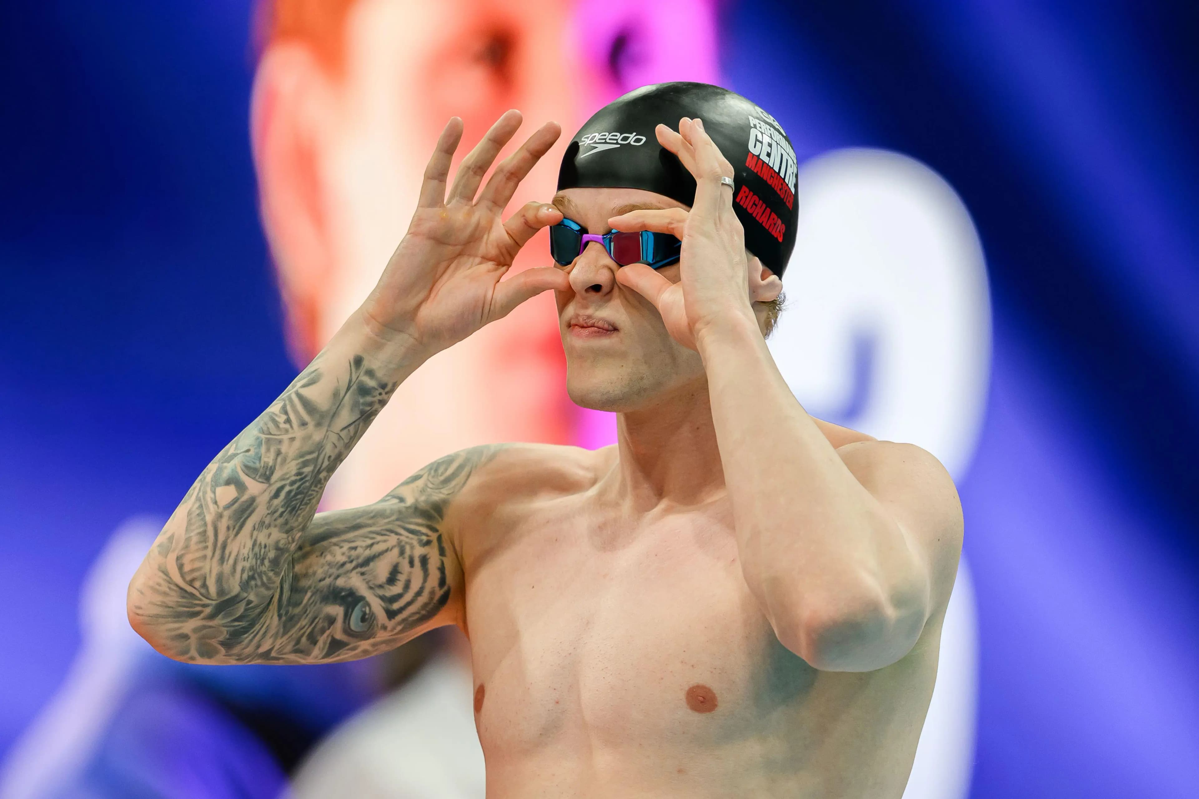: Team Wales swimmer Matt Richards. Pic: Alamy