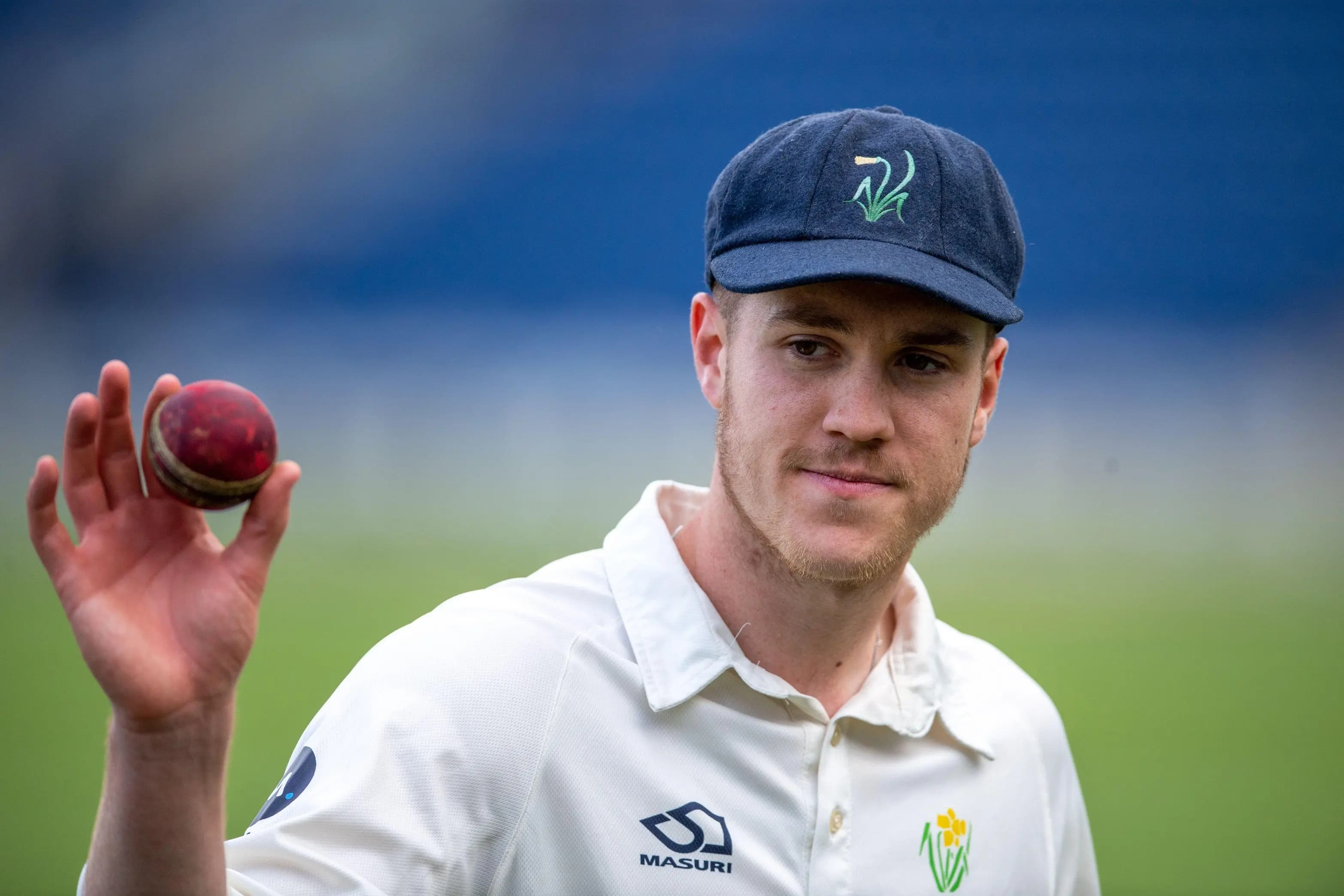 Ben Kellaway leaves the field at Cardiff. Pic. Alamy