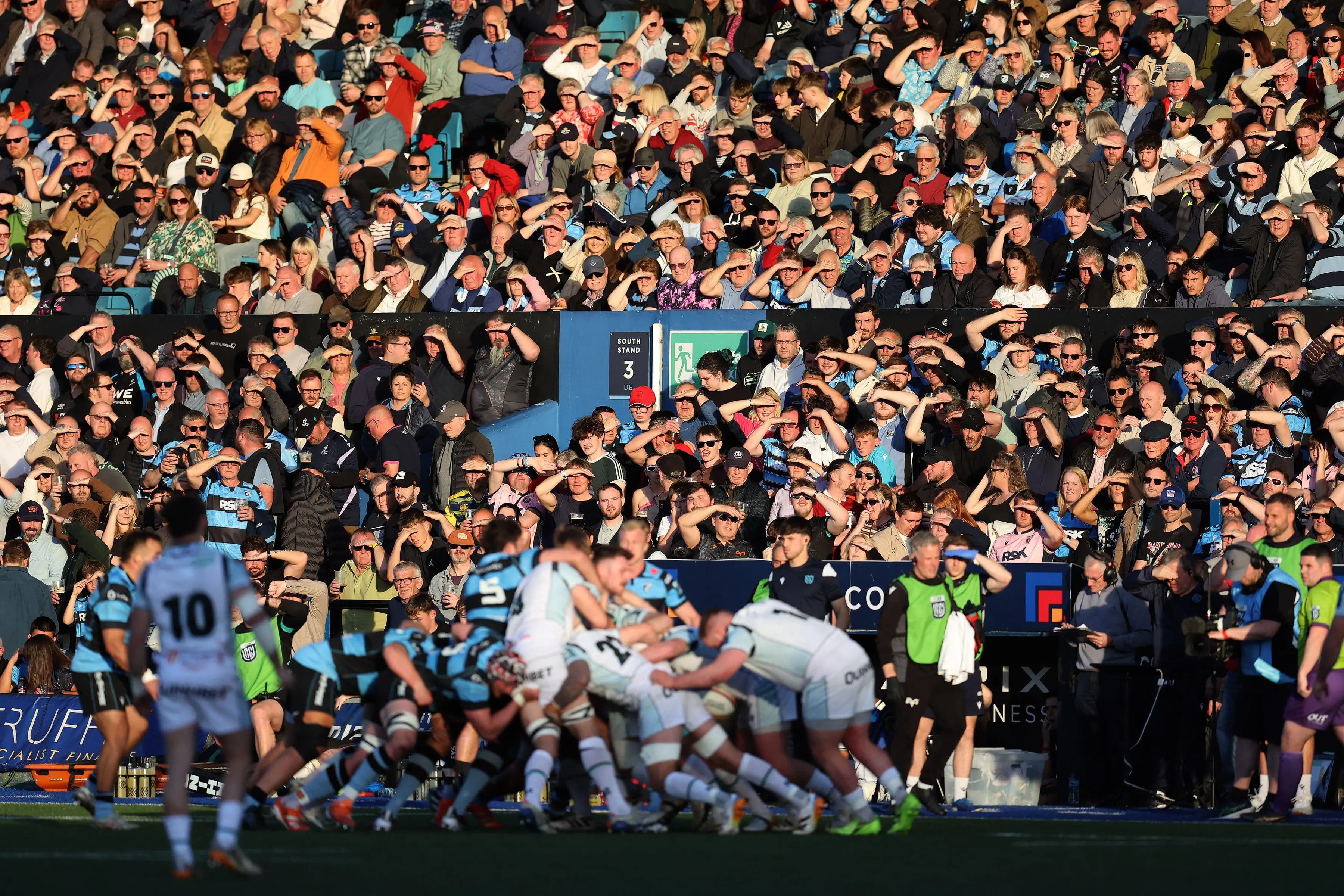 A healthy crowd of over 12,000 watched Cardiff beat the Ospreys. Pic: Alamy