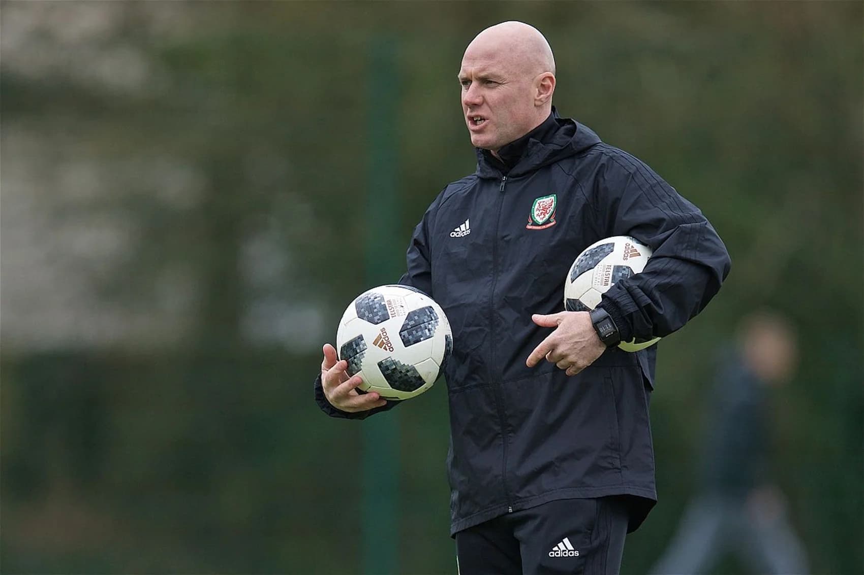 Robert Page wants Wales to end their Nations Cup campaign in style against Finland. Pic: FAW.