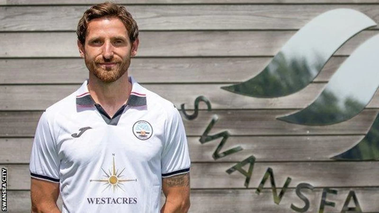Swansea City midfielder Joe Allen. Pic: SCFC