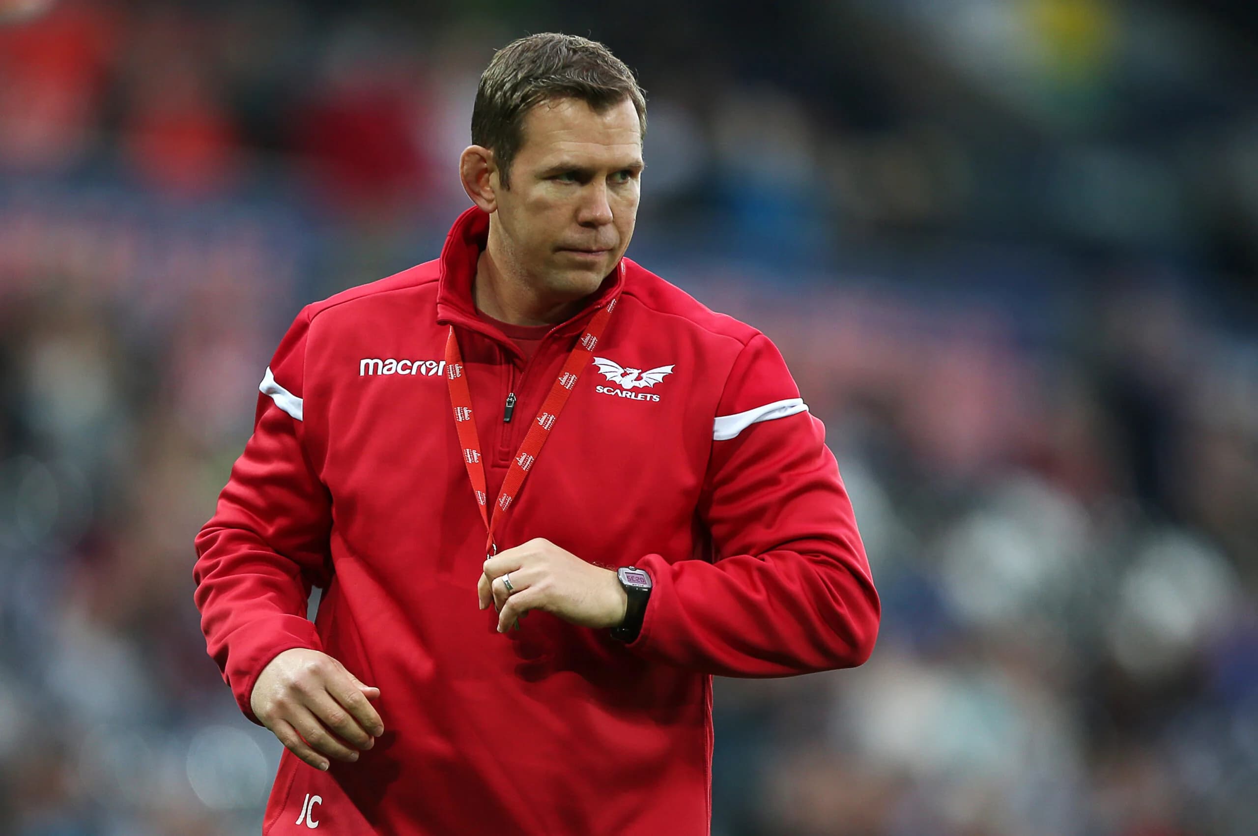 Wales U20 and former Scarlets forwards coach Ioan Cunningham. Pic: WRU.