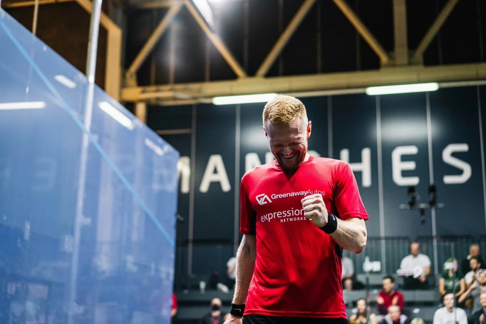 Joel Makin was beaten 12-10, 11-6, 11-6 in the final by Diego Elias. Pic: PSA.