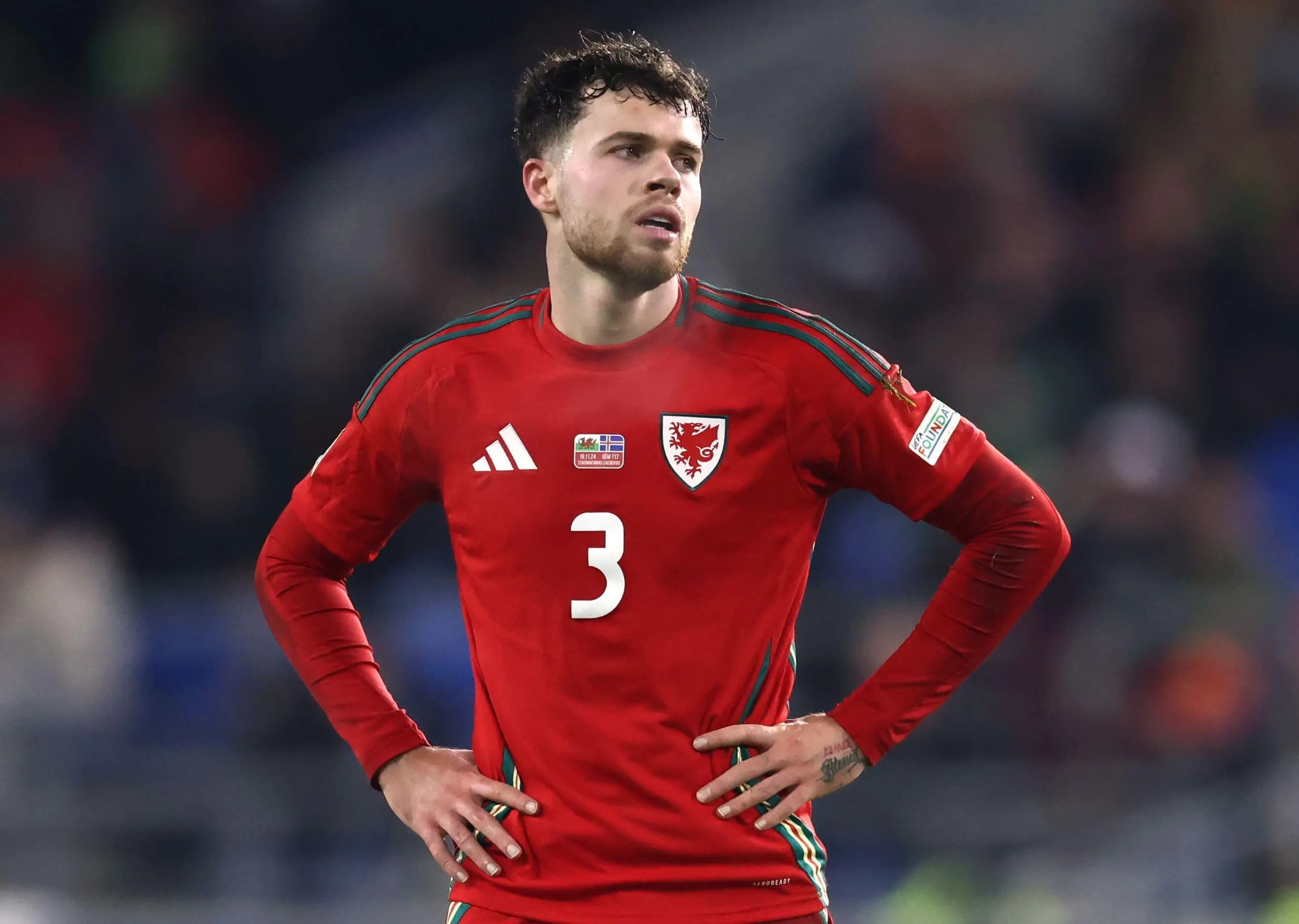 Neco Williams of Wales. Pic: Alamy