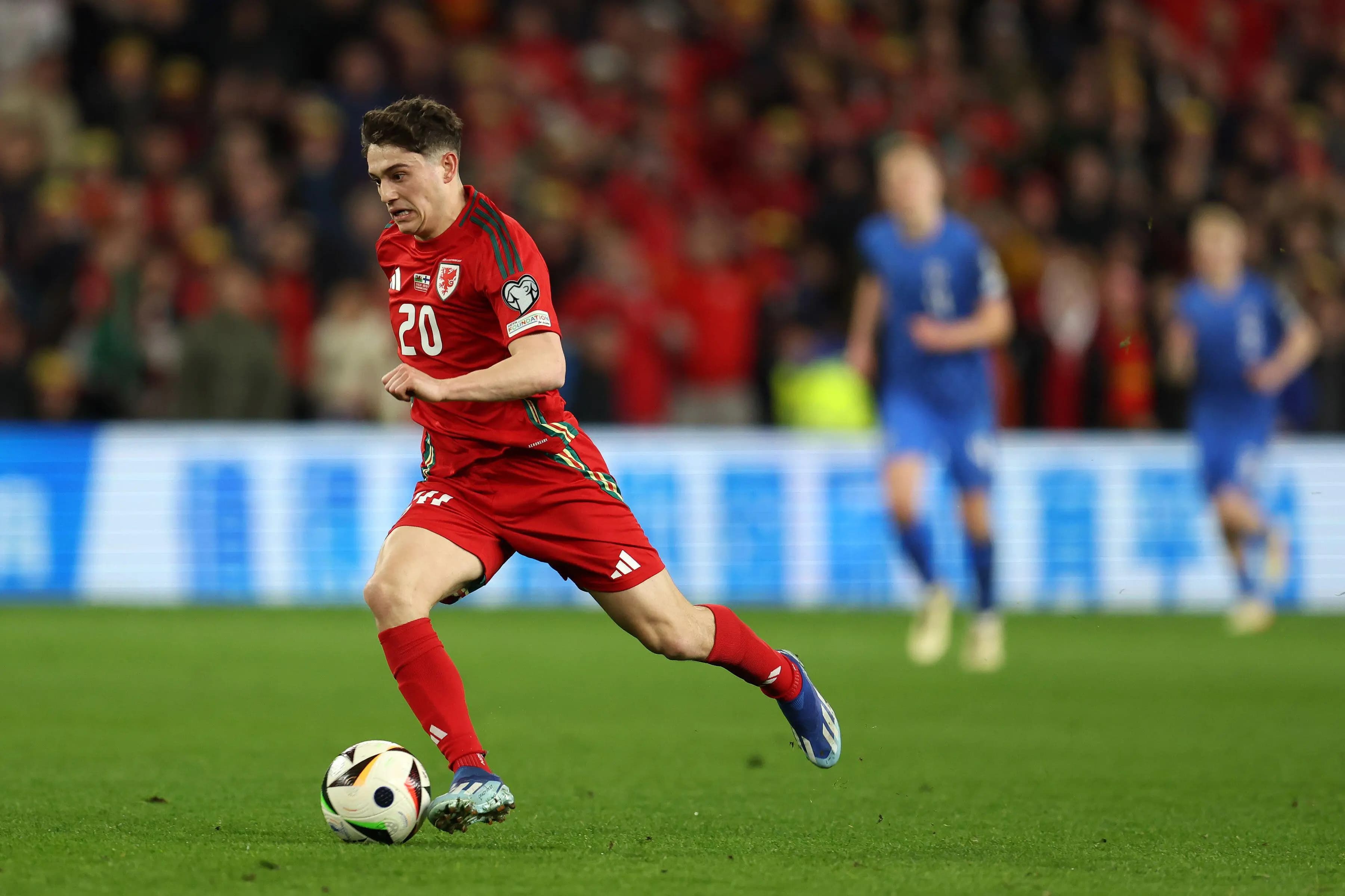 Wales winger Dan James. Pic: Alamy