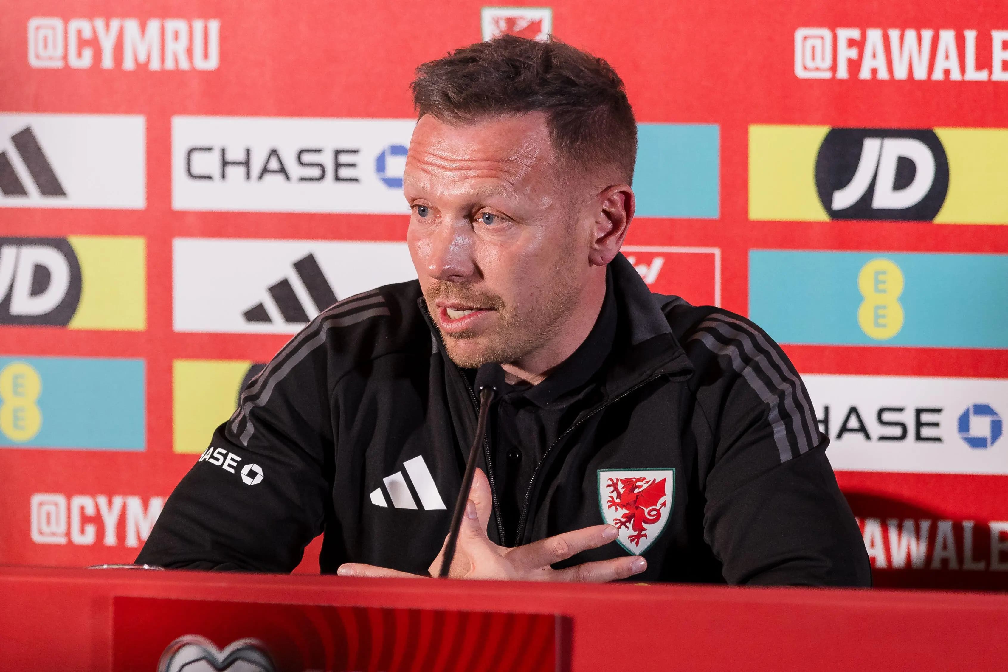 Wales' National Team Manager Craig Bellamy. Pic: Alamy