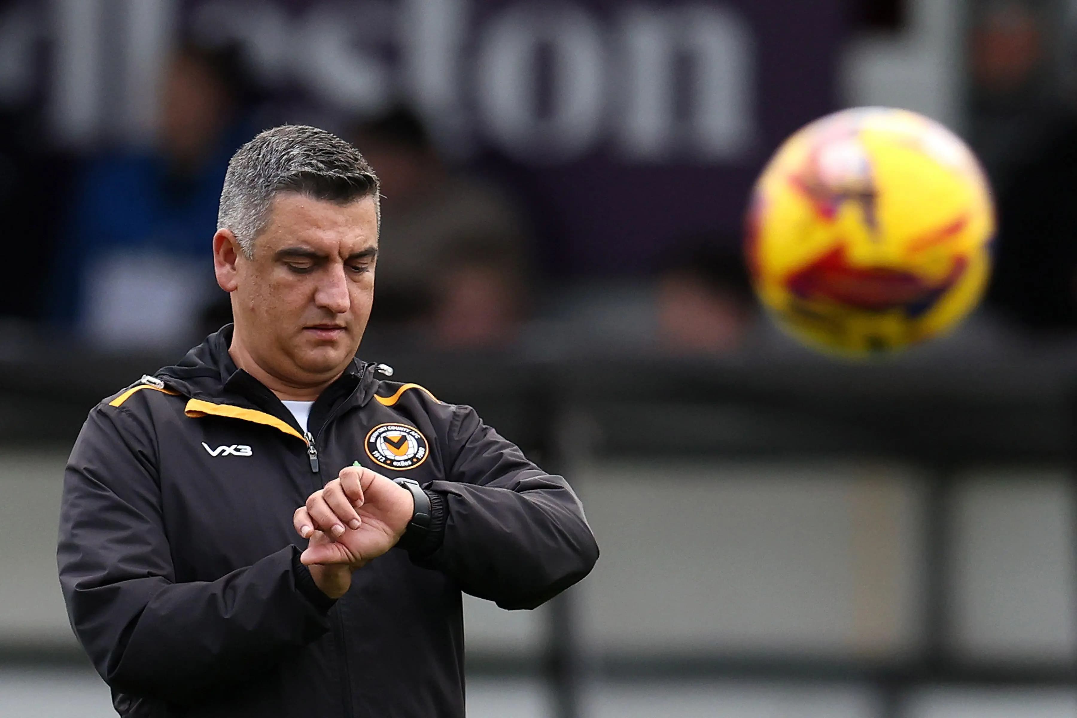 Nelson Jardim, the manager of Newport county. Pic: Alamy