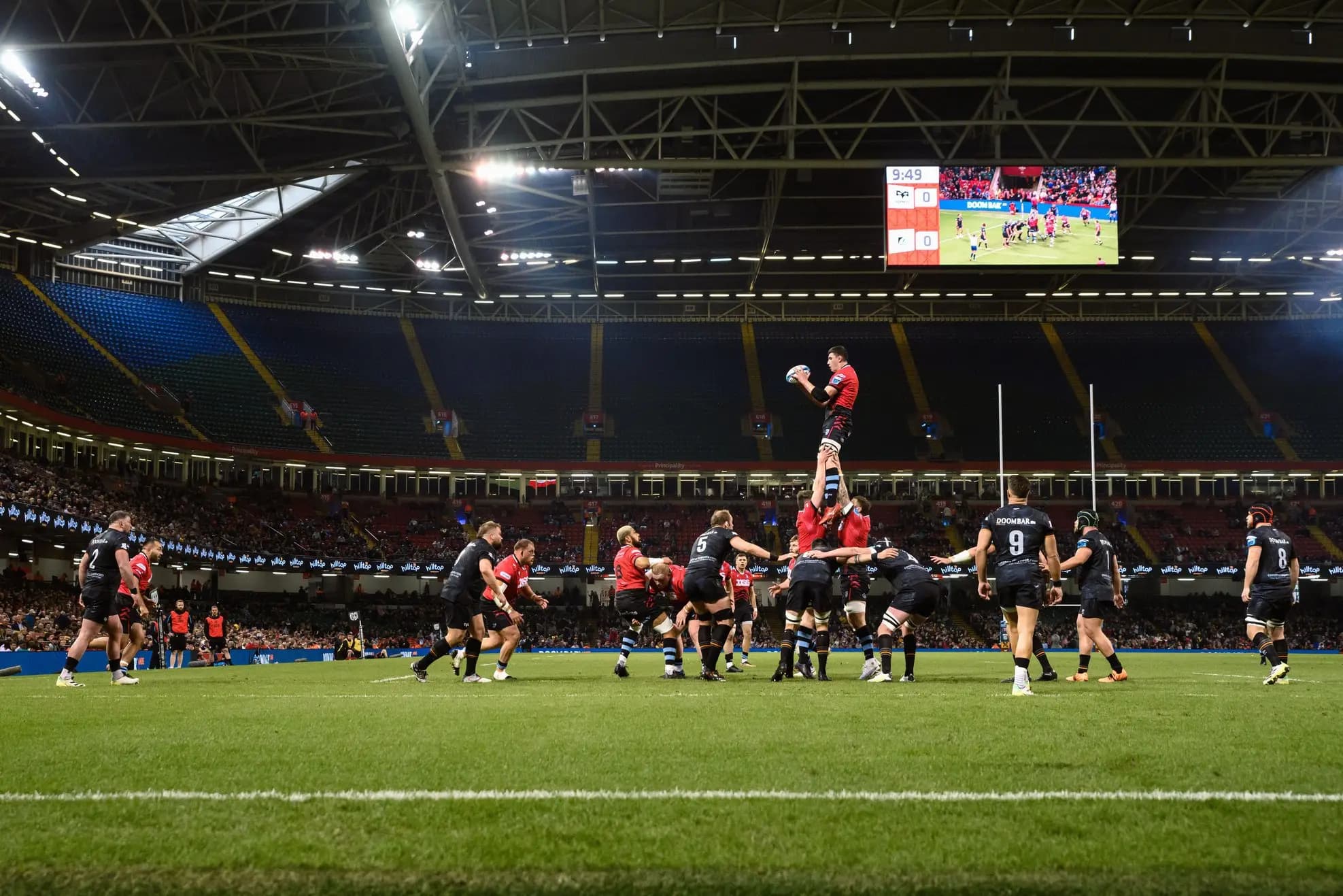 Action from Ospreys v Cardiff on Judgement Day in 2023 Pic: Alamy