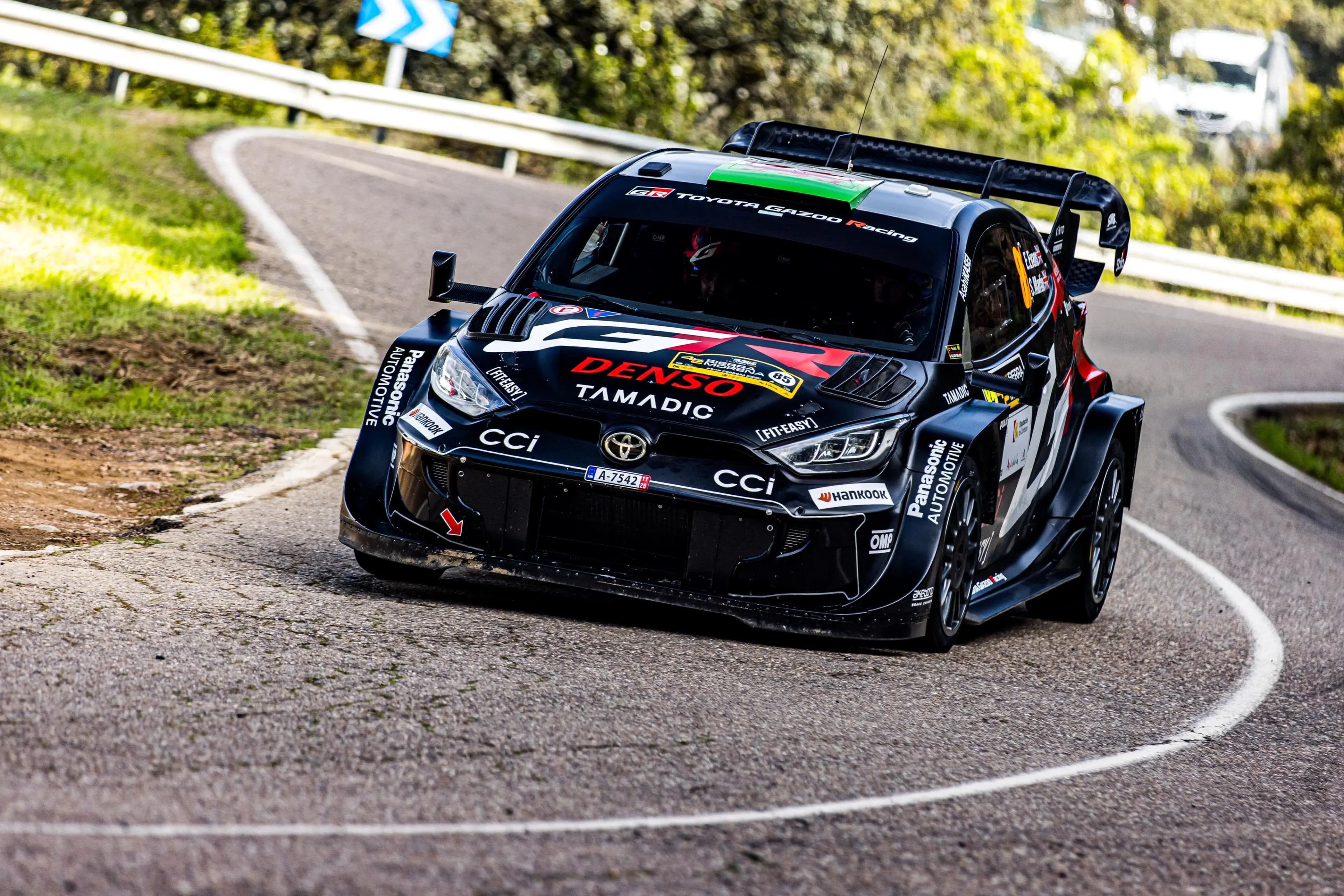 Elfyn Evans in his 2025 GR YARIS Rally