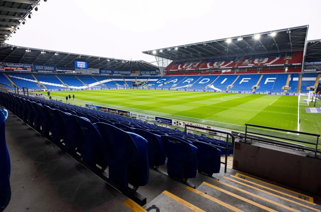 Cardiff City Stadium. Pic: Andrew Orchard sports photography/Alamy Live News