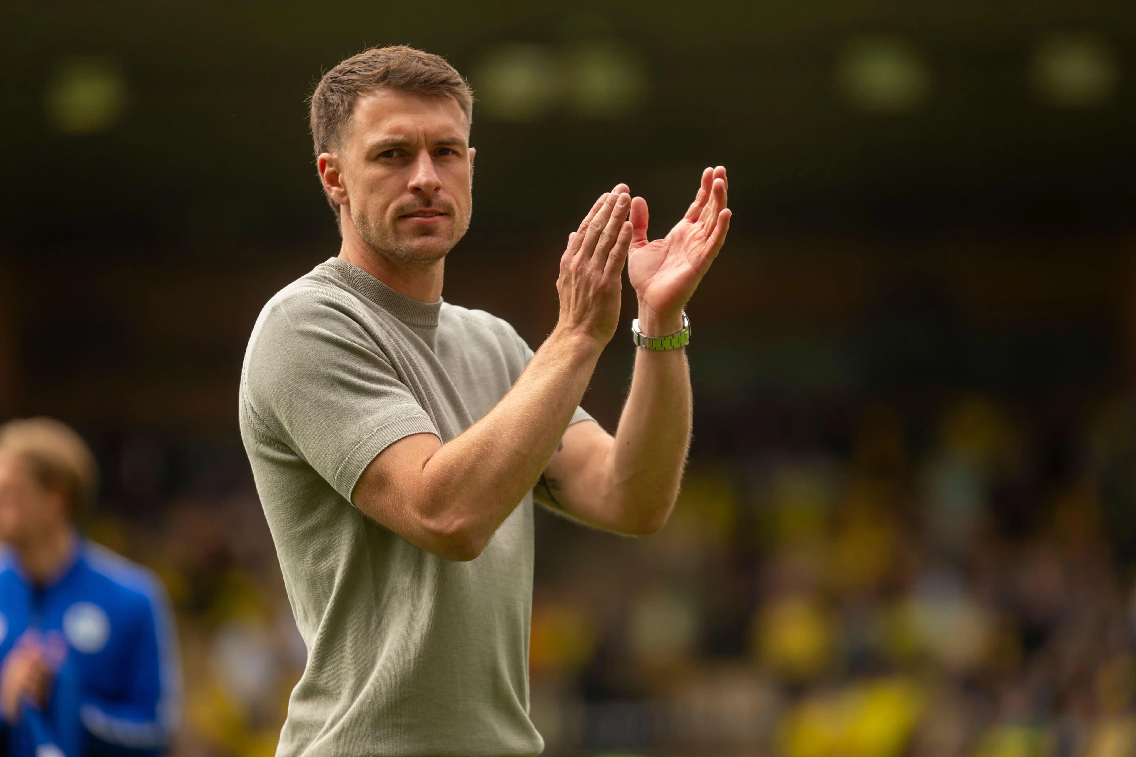 Cardiff City Interim Head Coach, Aaron Ramsey. Pic: Alamy