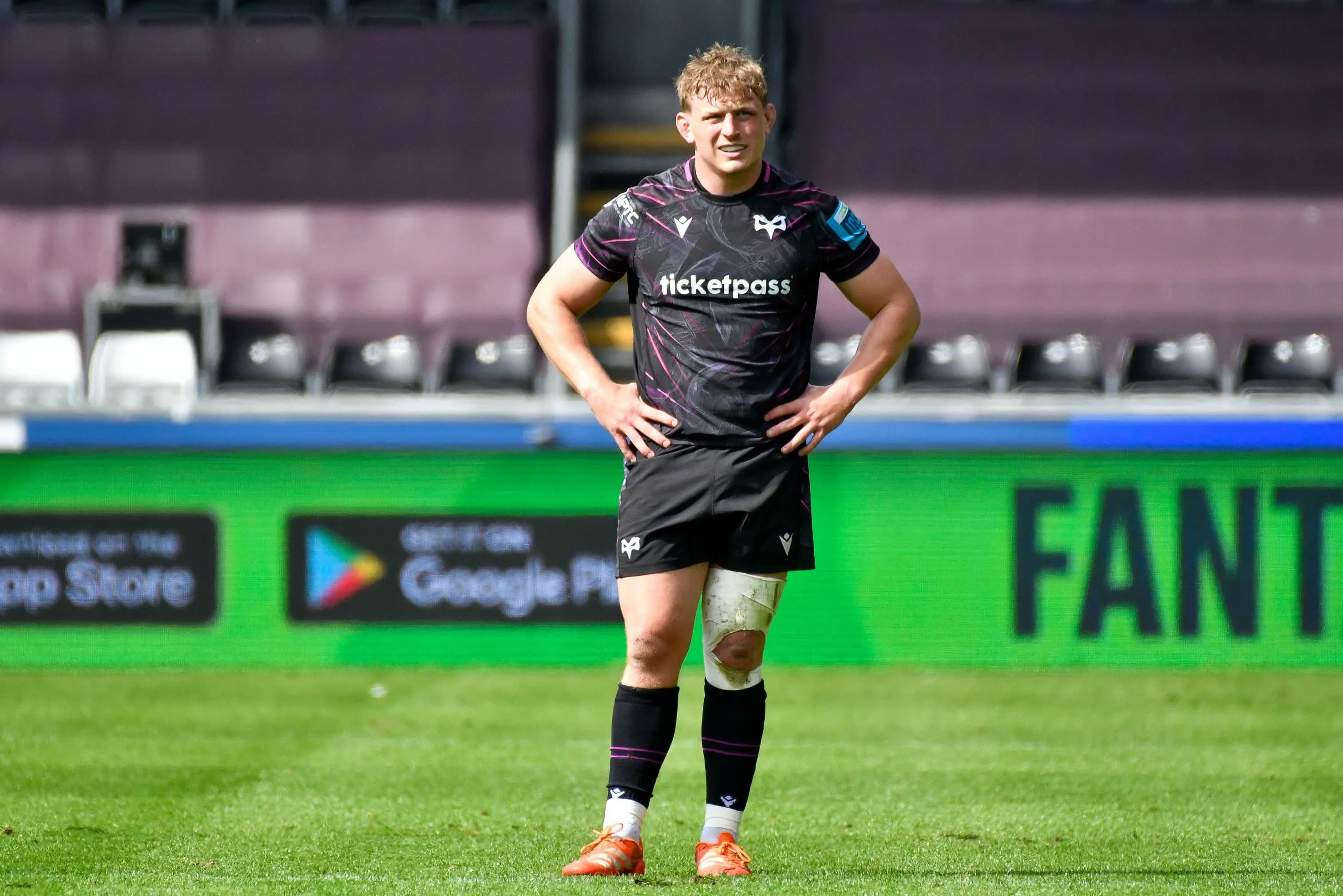 Jac Morgan of Ospreys. Pic: Alamy