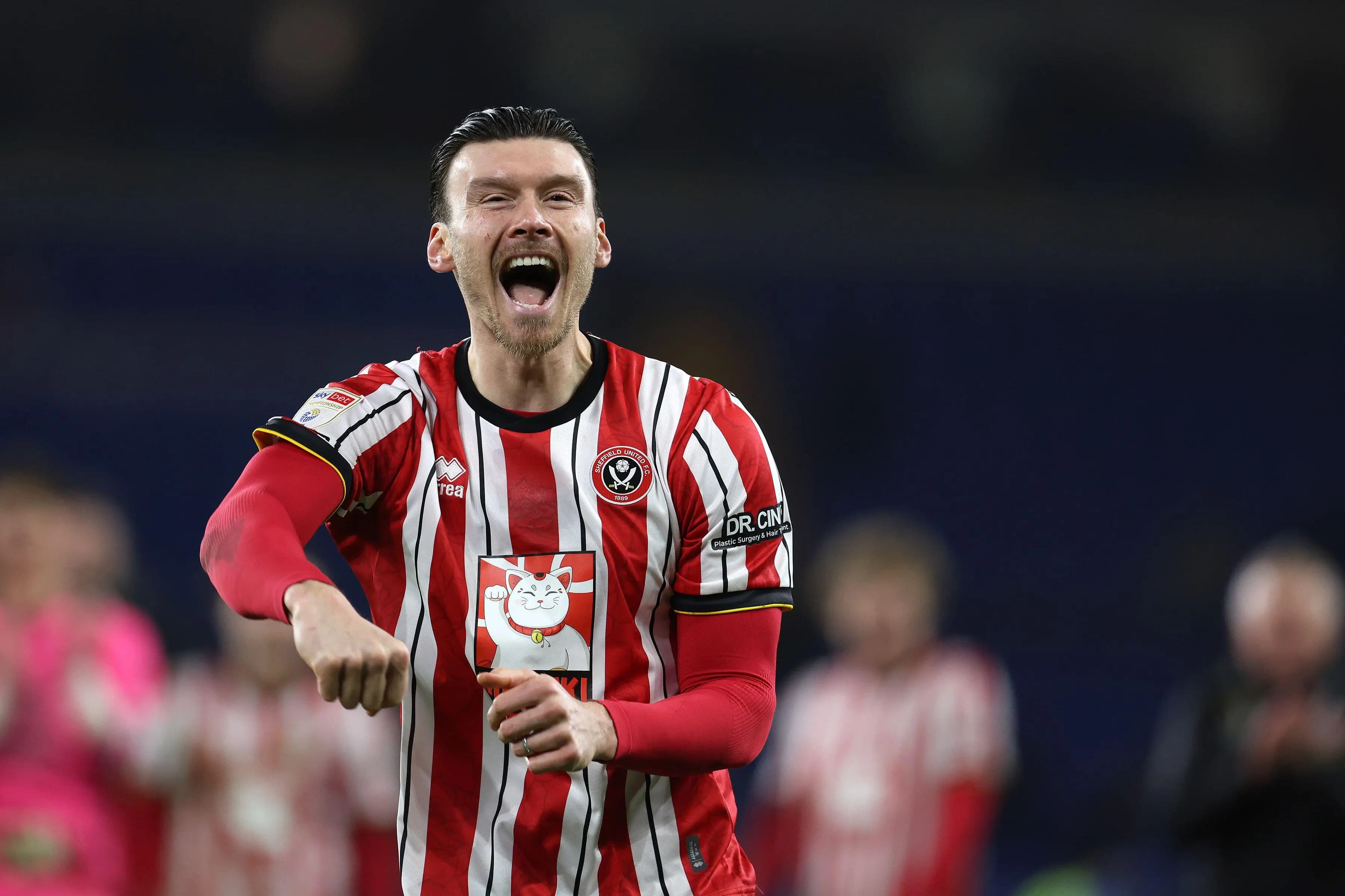 Kieffer Moore of Sheffield United. Pic: Alamy
