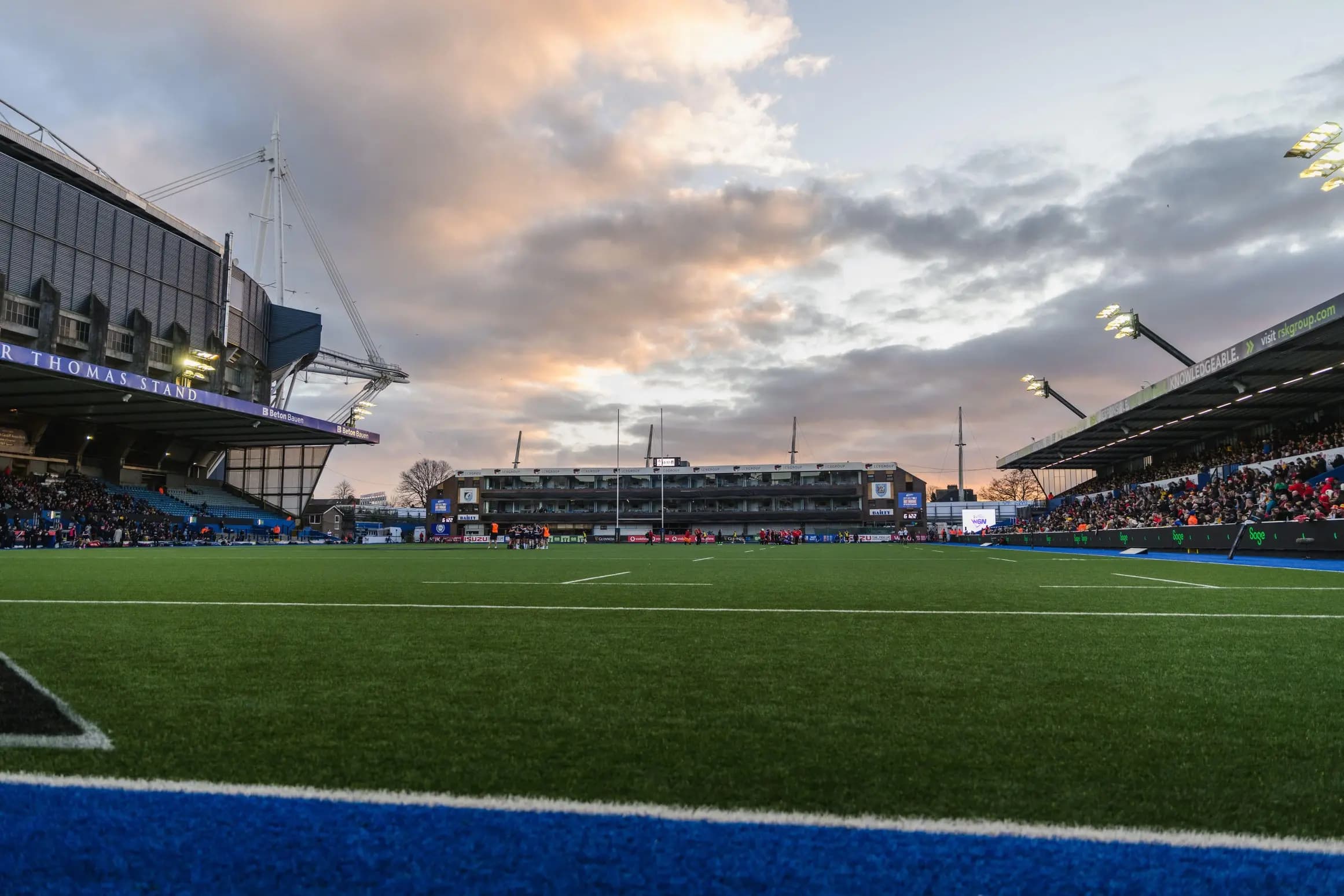 Cardiff Arms Park stadium. Pic: Alamy