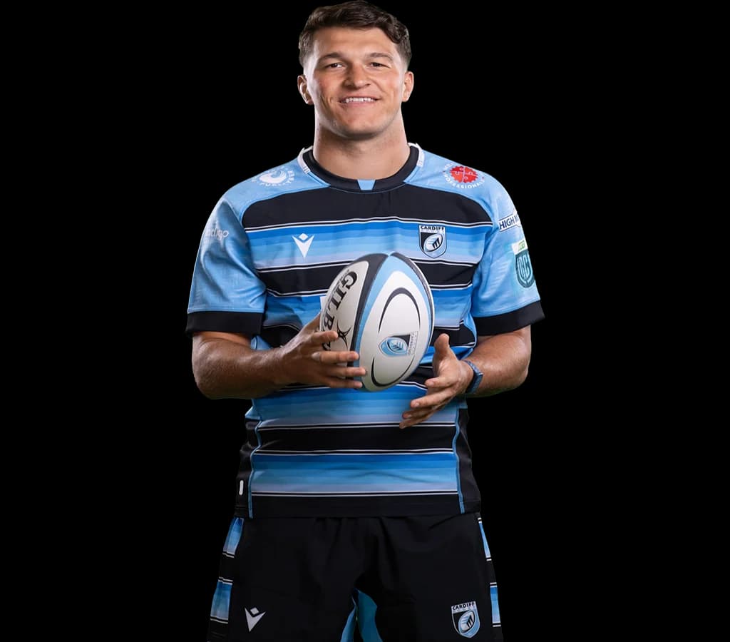 Cardiff forward Teddy Williams. Pic: URC