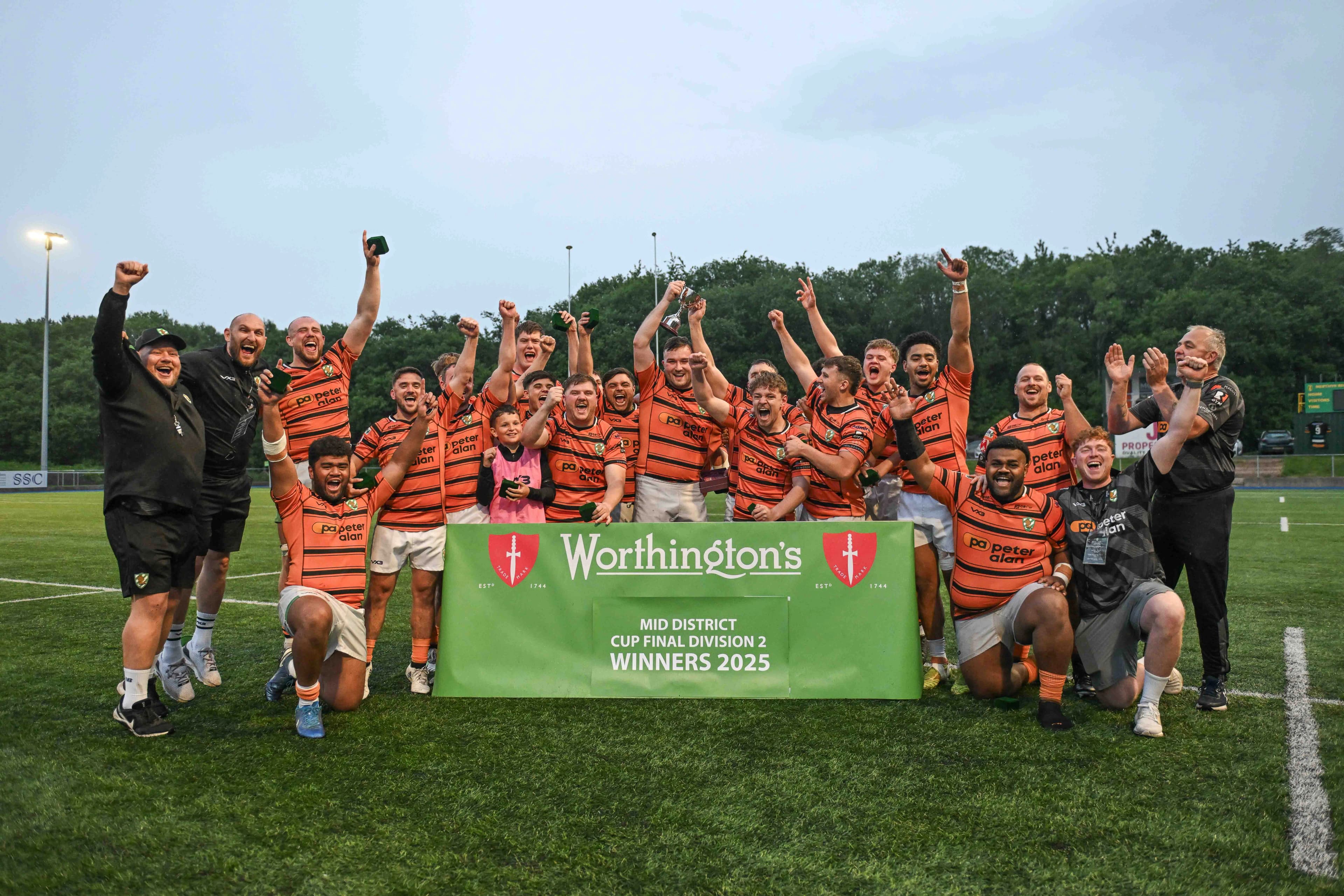 Treble winners Caerphilly RFC. Pic: Muke Jones/Replay Images
