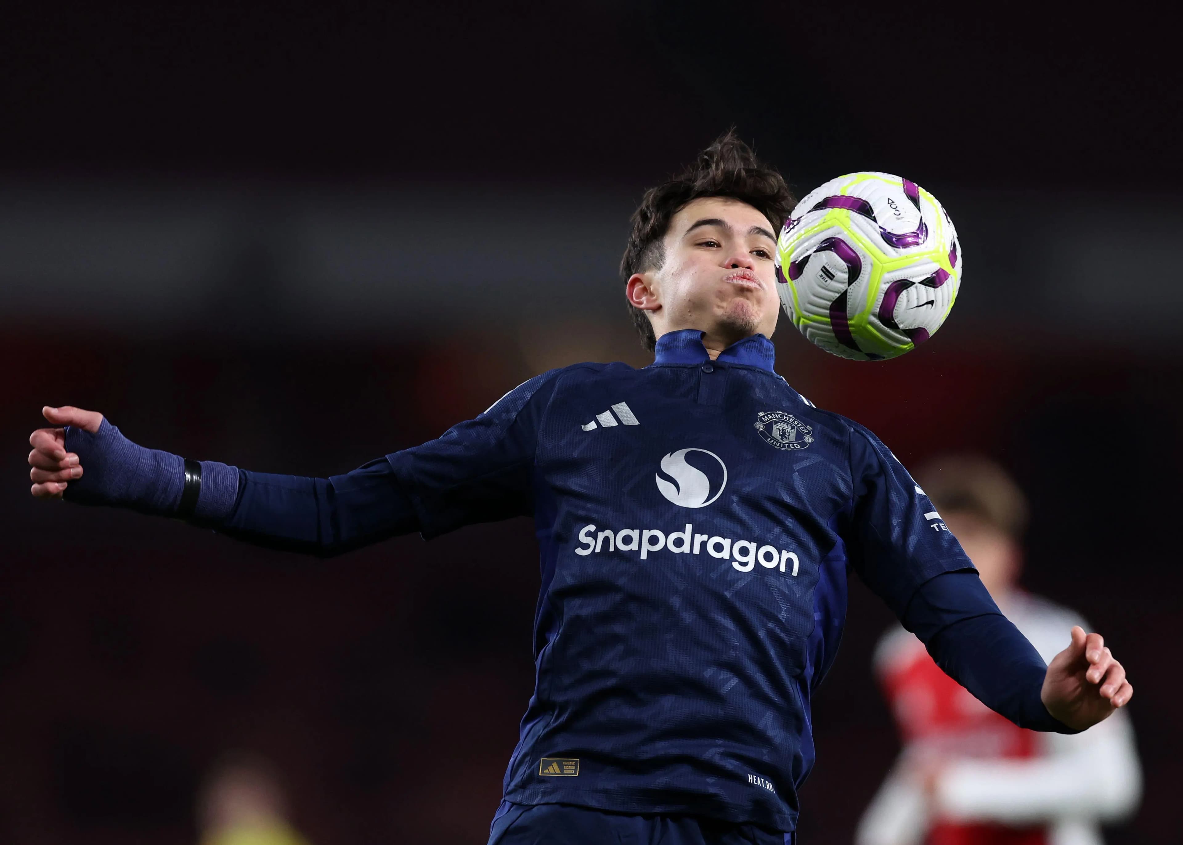 Gabriele Biancheri of Manchester United. Pic. Alamy