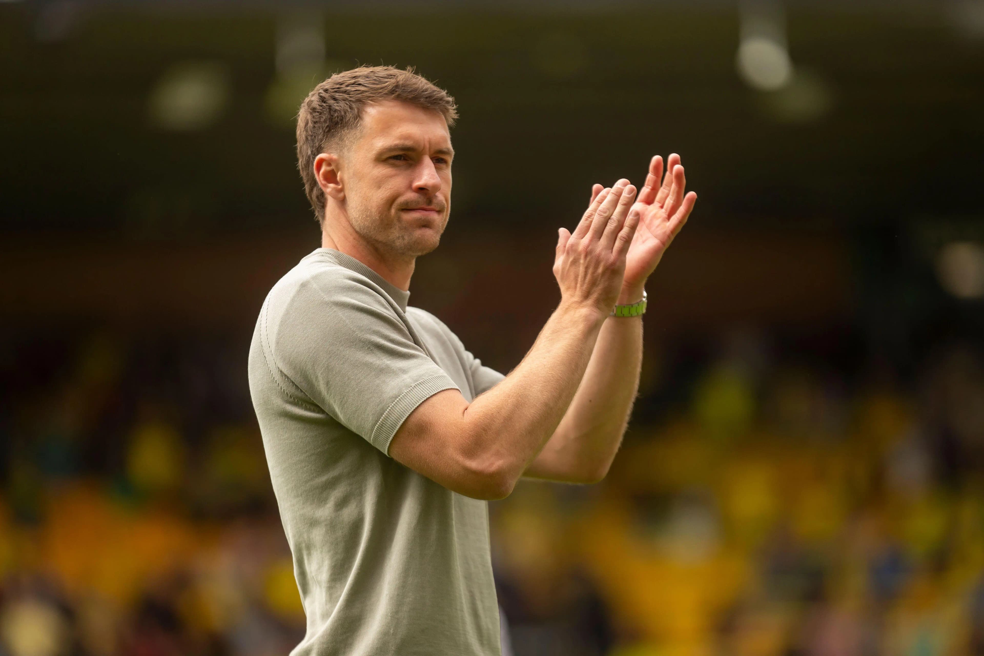 Cardiff City Interim Head Coach, Aaron Ramsey. Pic. Alamy