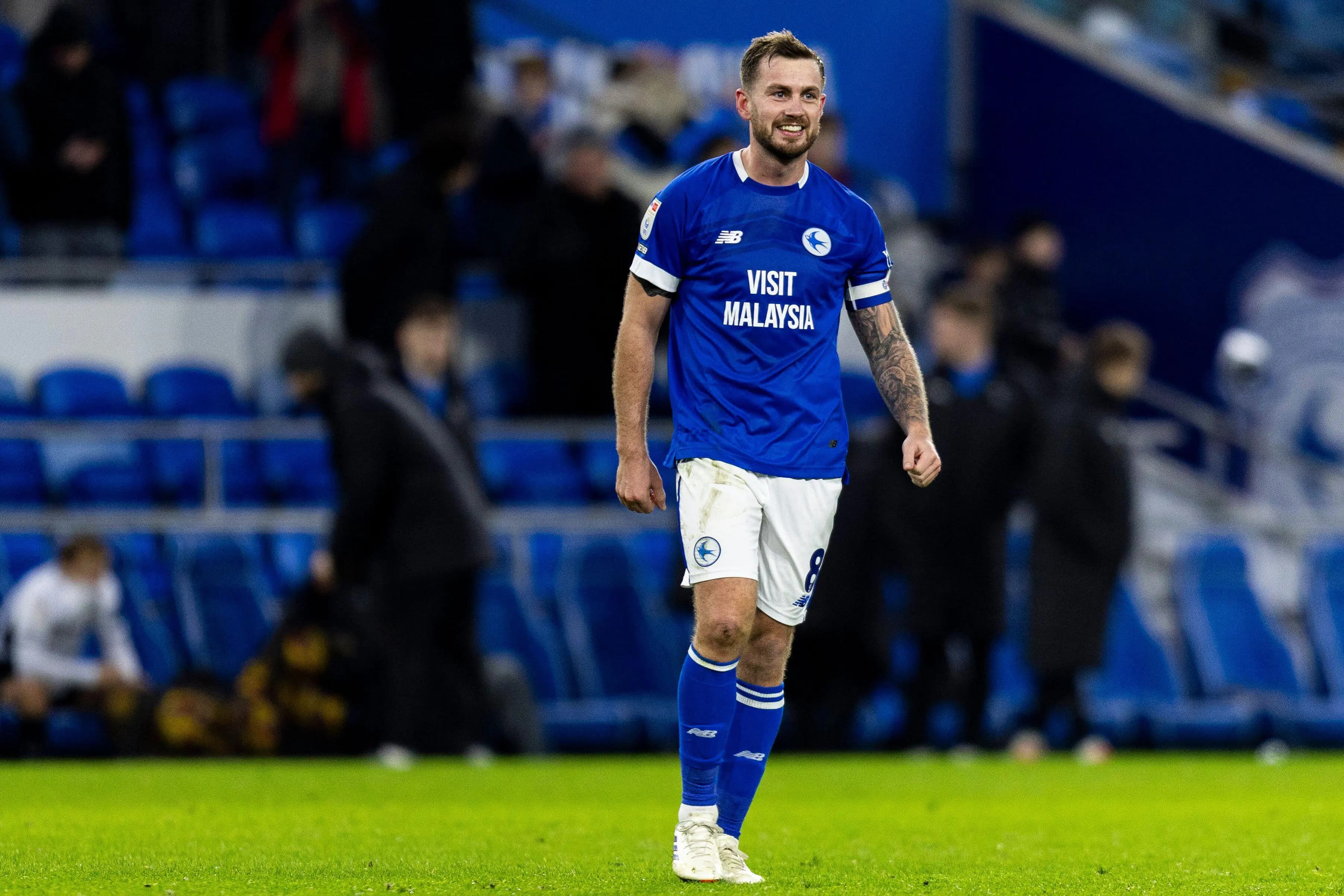 Joe Ralls of Cardiff City. Pic. Alamy