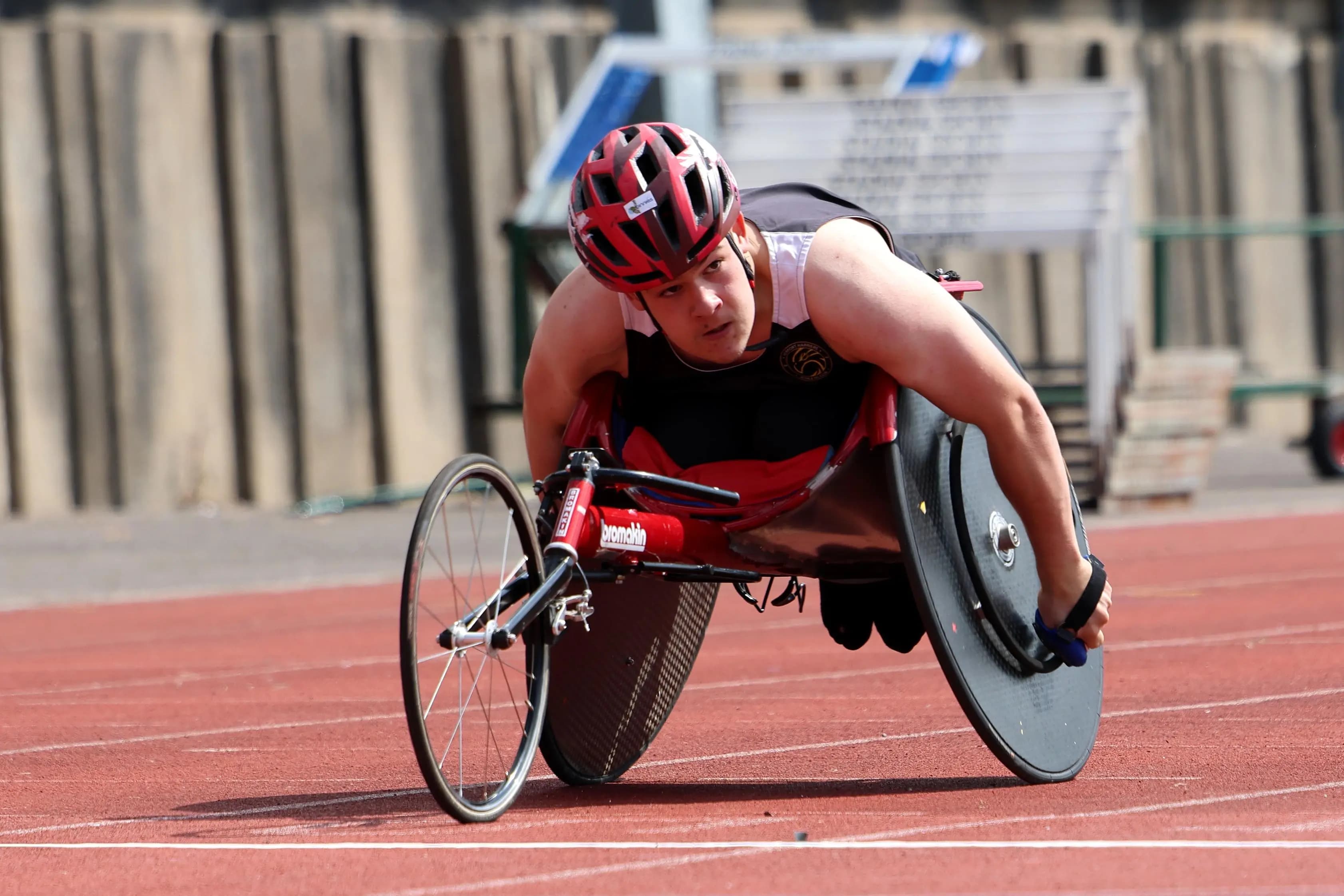 Owain Terrell checks his time as he wins Welsh Junior Title. Pic: Owen Morgan