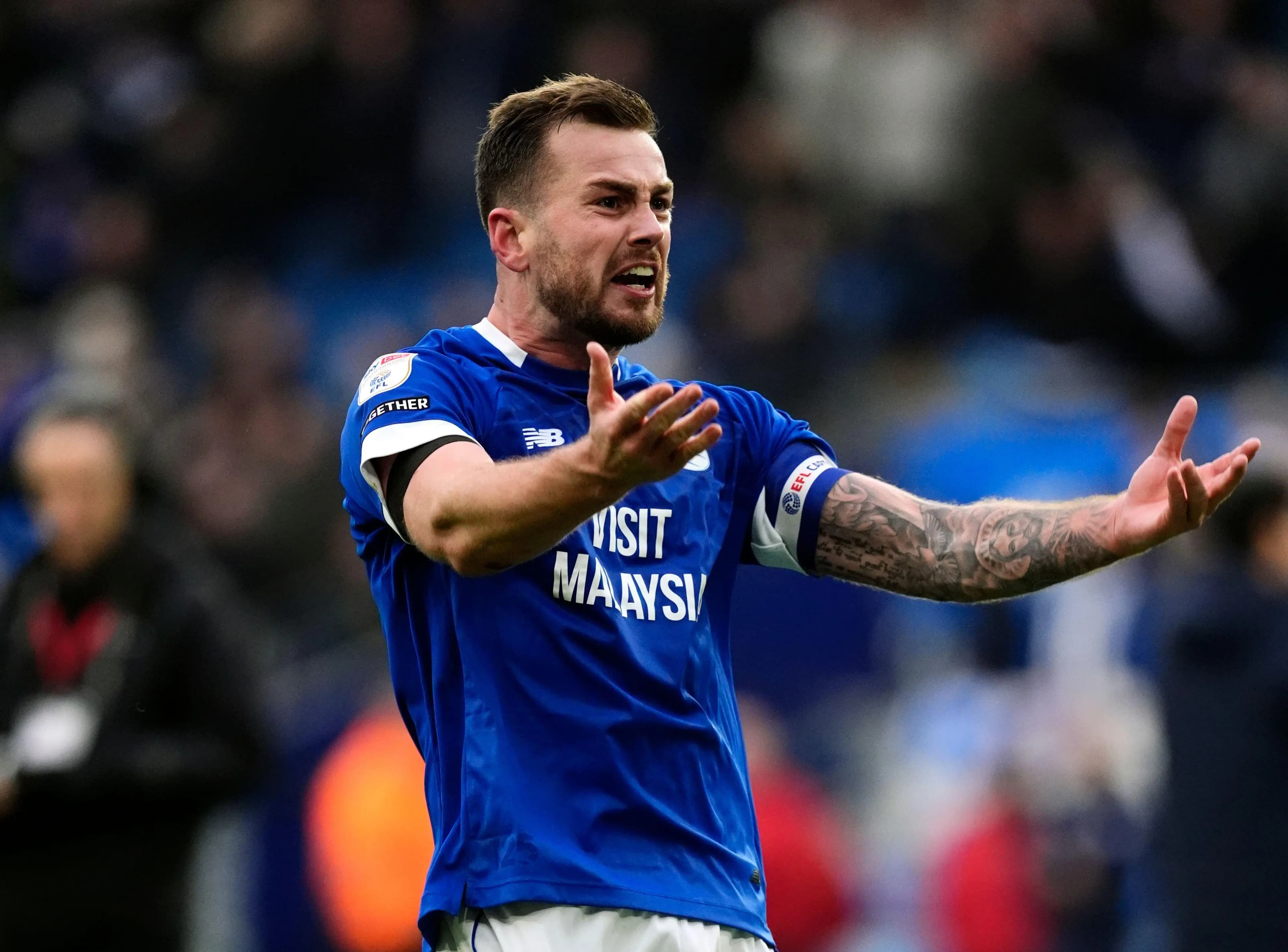 Joe Ralls of Cardiff City. Pic. Alamy
