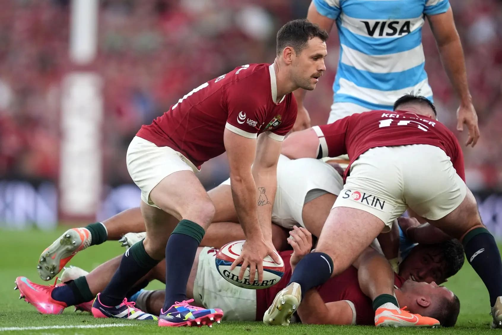 British and Irish Lions' Tomos Williams. Pic. Alamy