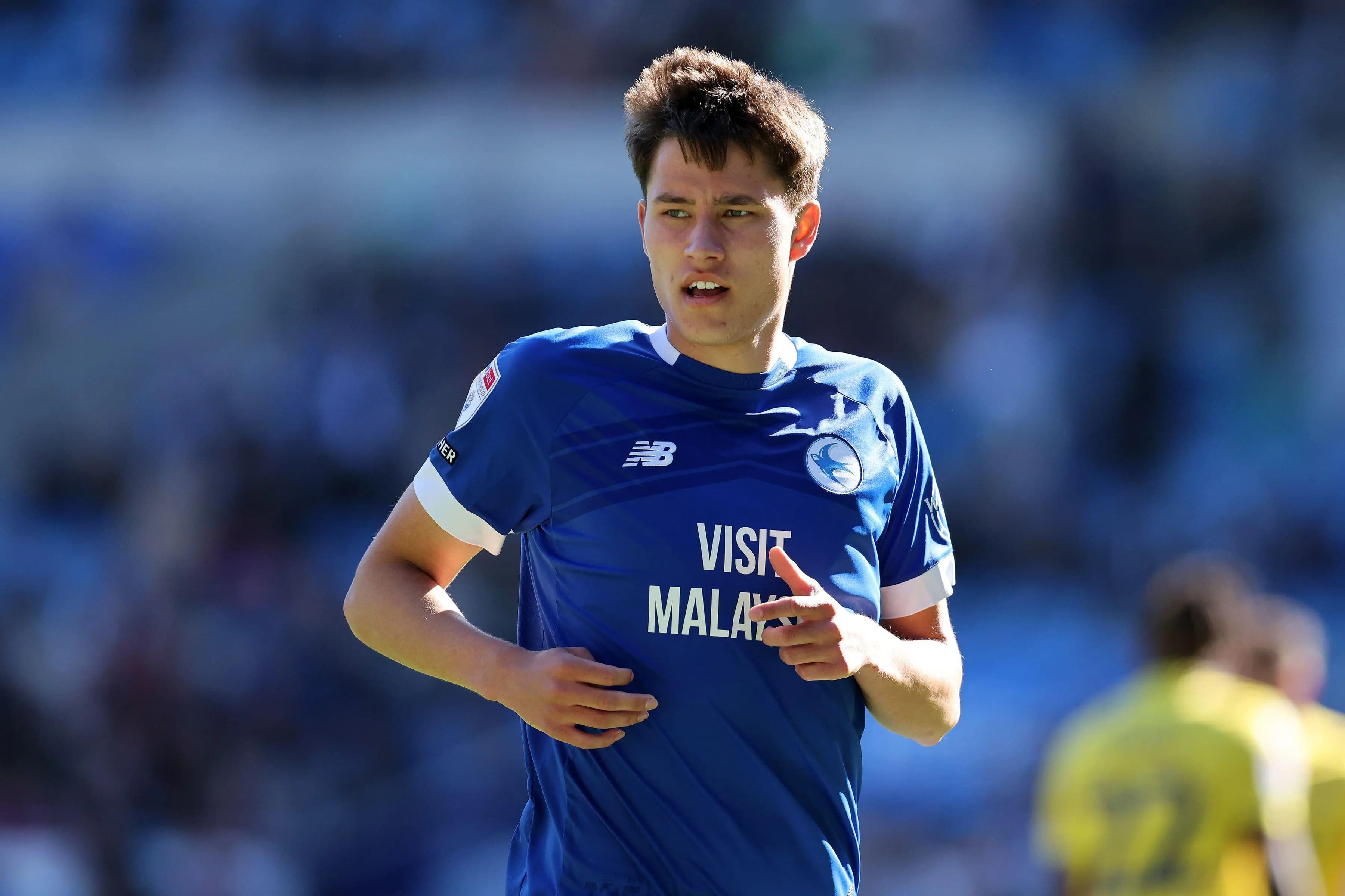 Rubin Colwill of Cardiff city. Pic. Alamy