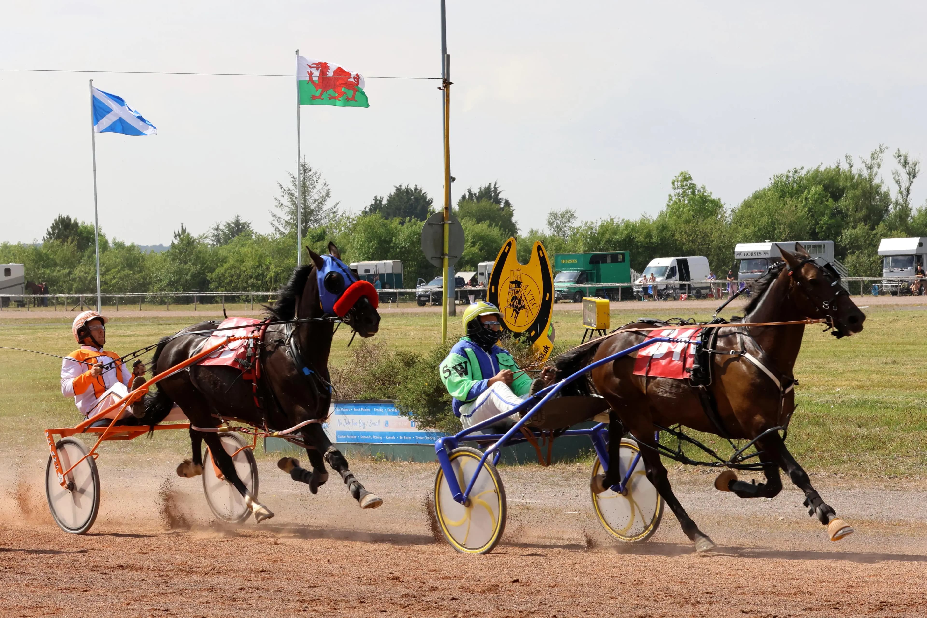 An exciting finish to a race at Tai'r gwaith. Pic. Owen Morgan
