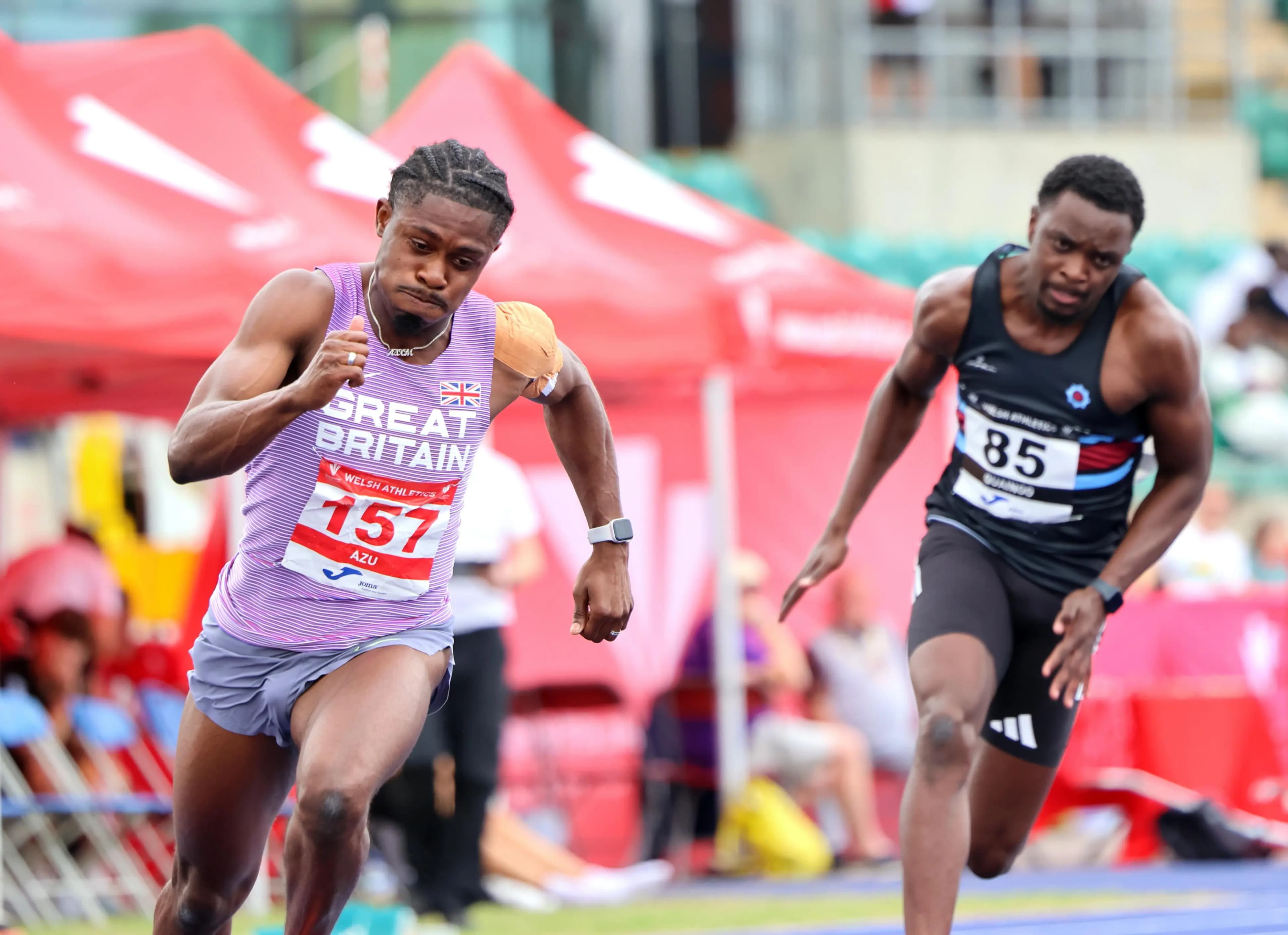 Jeremiah Azu. Pic: Owen Morgan