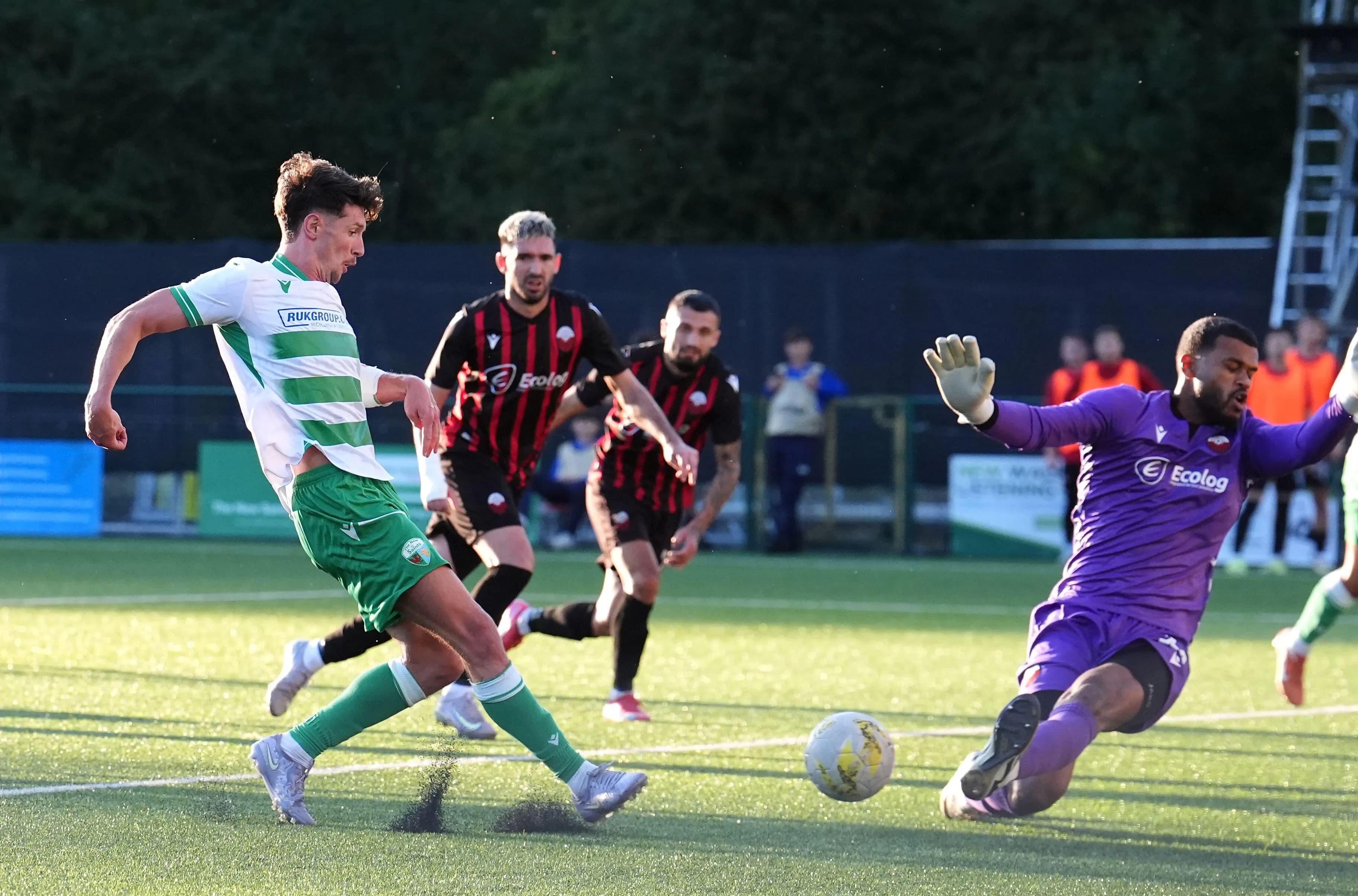 The New Saints' Rory Holden. Pic. Alamy