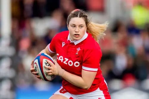 Wales Women Gwen Crabb. Pic. Alamy