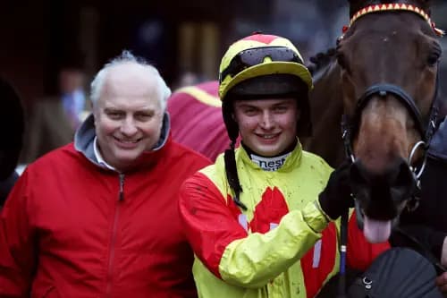 Welsh trainer Peter Bowen and son Sean. Pic: Alamy