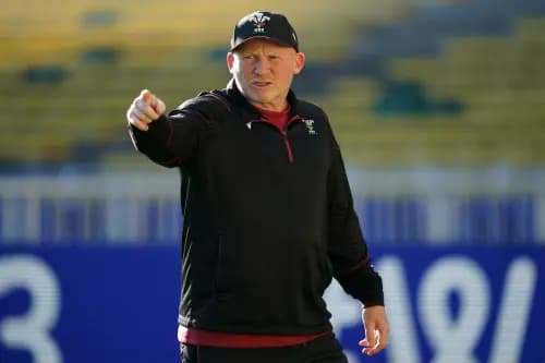 Wales' coach Neil Jenkins. Pic. Alamy