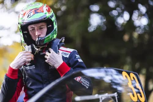 Elfyn Evans, of Toyota GR Yaris Rally1, during the 2025 Rally Japan. Pic: Alamy