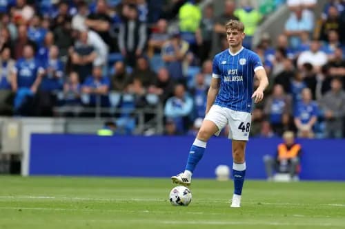 Dylan Lawlor of Cardiff city. Pic. Alamy
