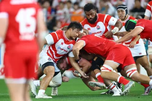 Wales and Japan shared a Test series, 1-1, in the summer. Pic: Alamy.
